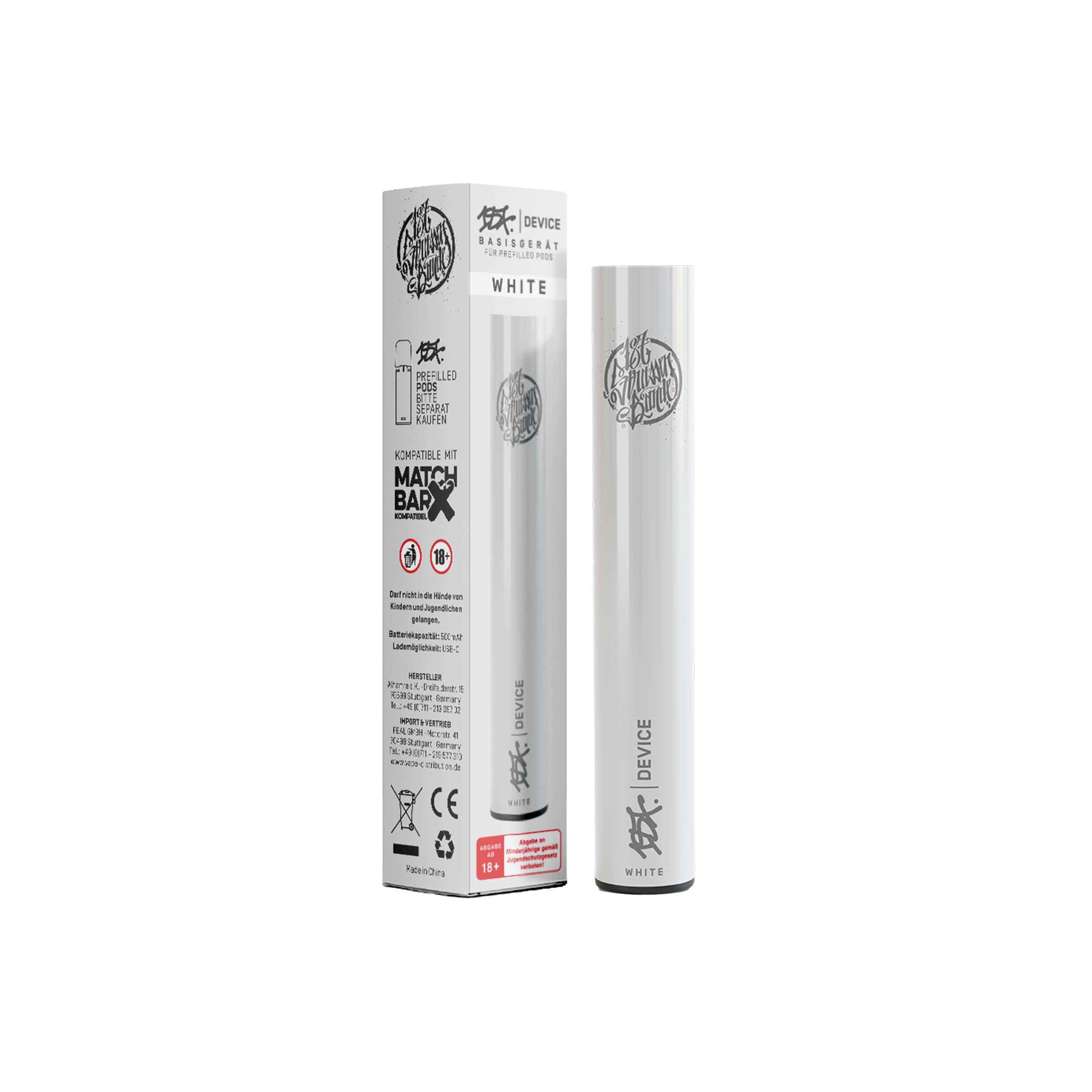 187 Device White - Basisger&auml;t f&uuml;r Prefilled Pod | Online kaufen 2