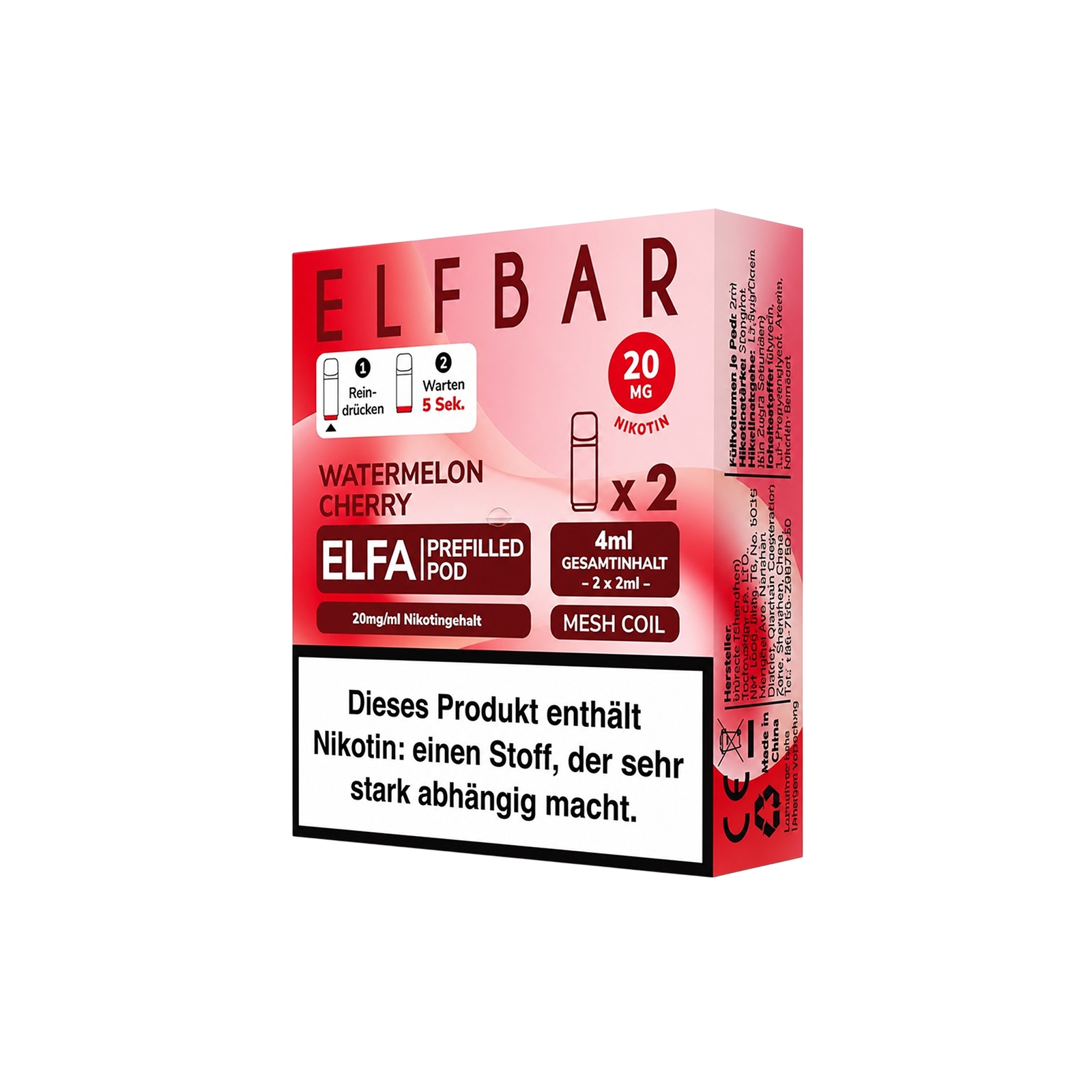 Elf Bar - ELFA - CP - Prefilled Pod - Watermelon Cherry