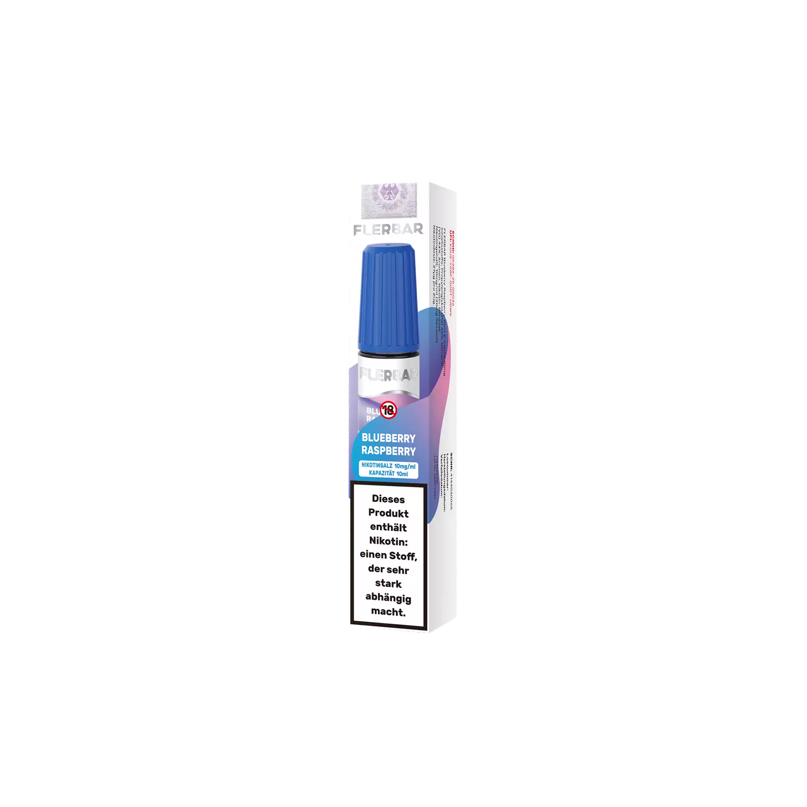 Flerbar - E-Liquid - Nikotinsalz - Blueberry Raspberry - 10ml - 10 mg 3