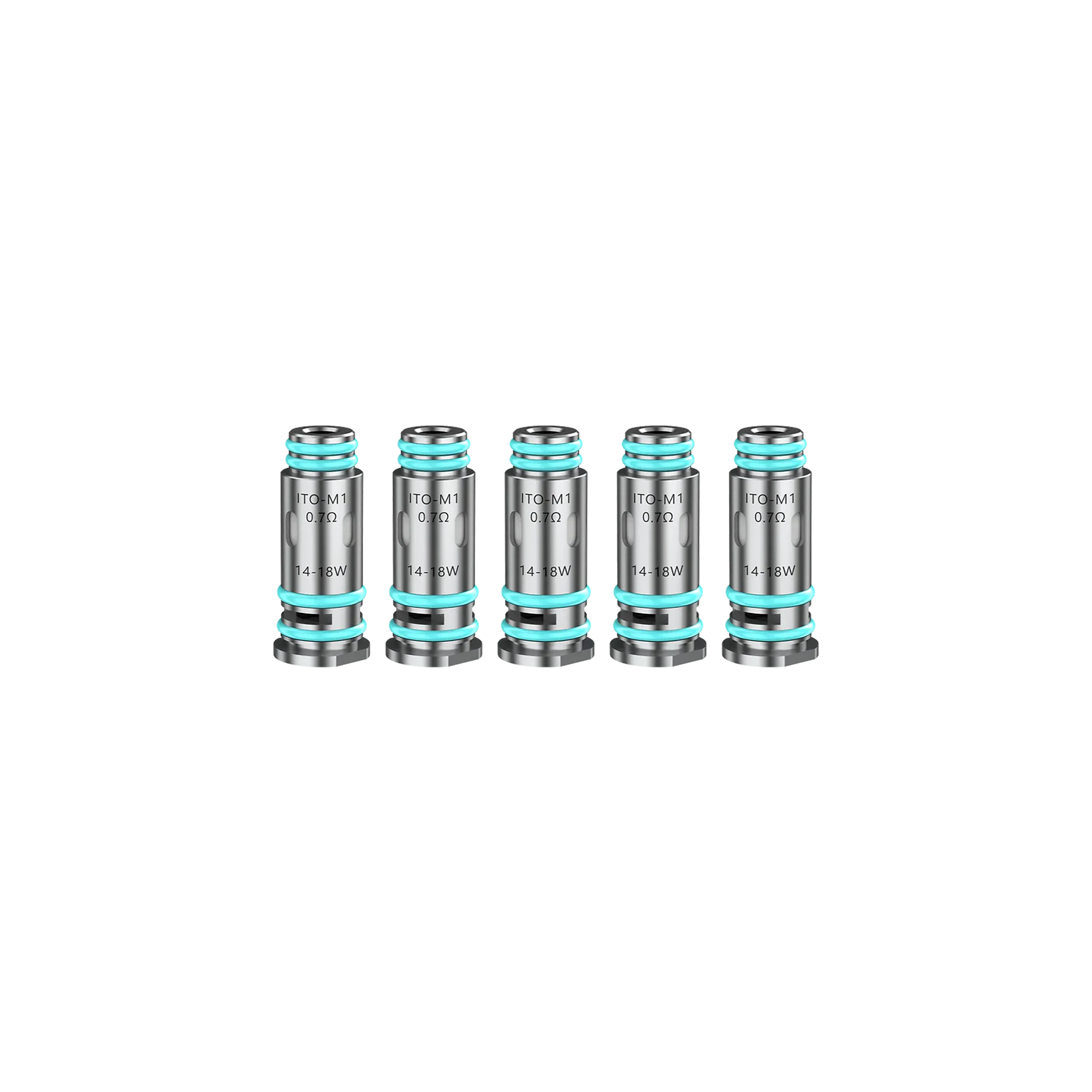 Voopoo ITO-M1 Coil Verdampferkopf 5 Pcs. 0.7 Ohm