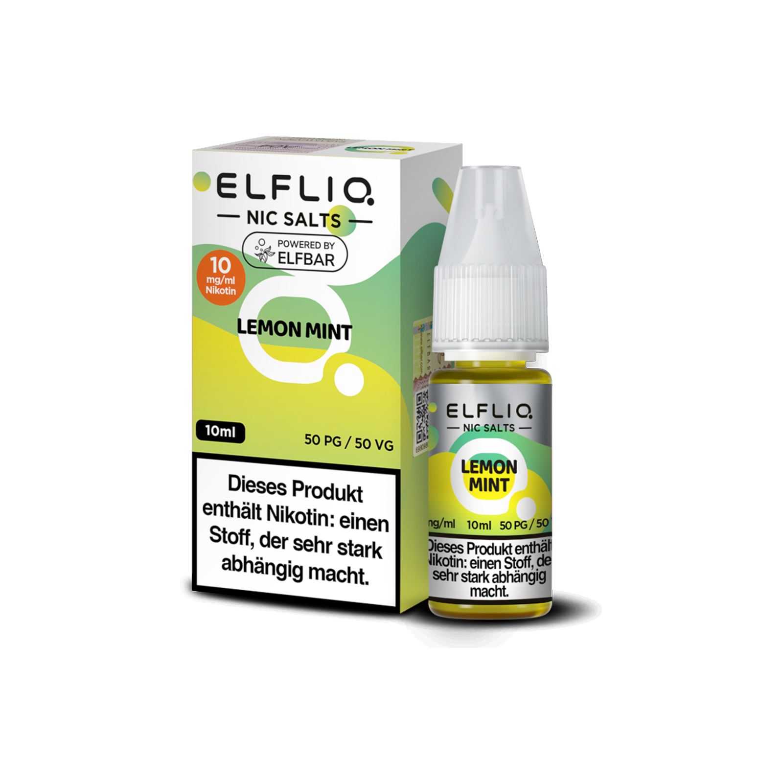Elf Bar - ElfliQ - E-Liquid - Nikotinsalz - Lemon Mint - 10 mg1