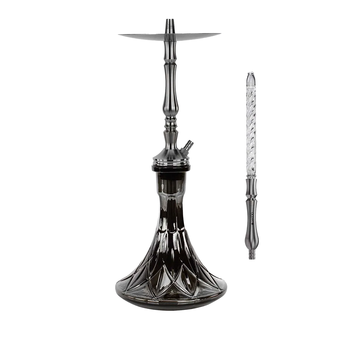 Ocean Hookah Fusion Air Black Diamond Cut Midnight