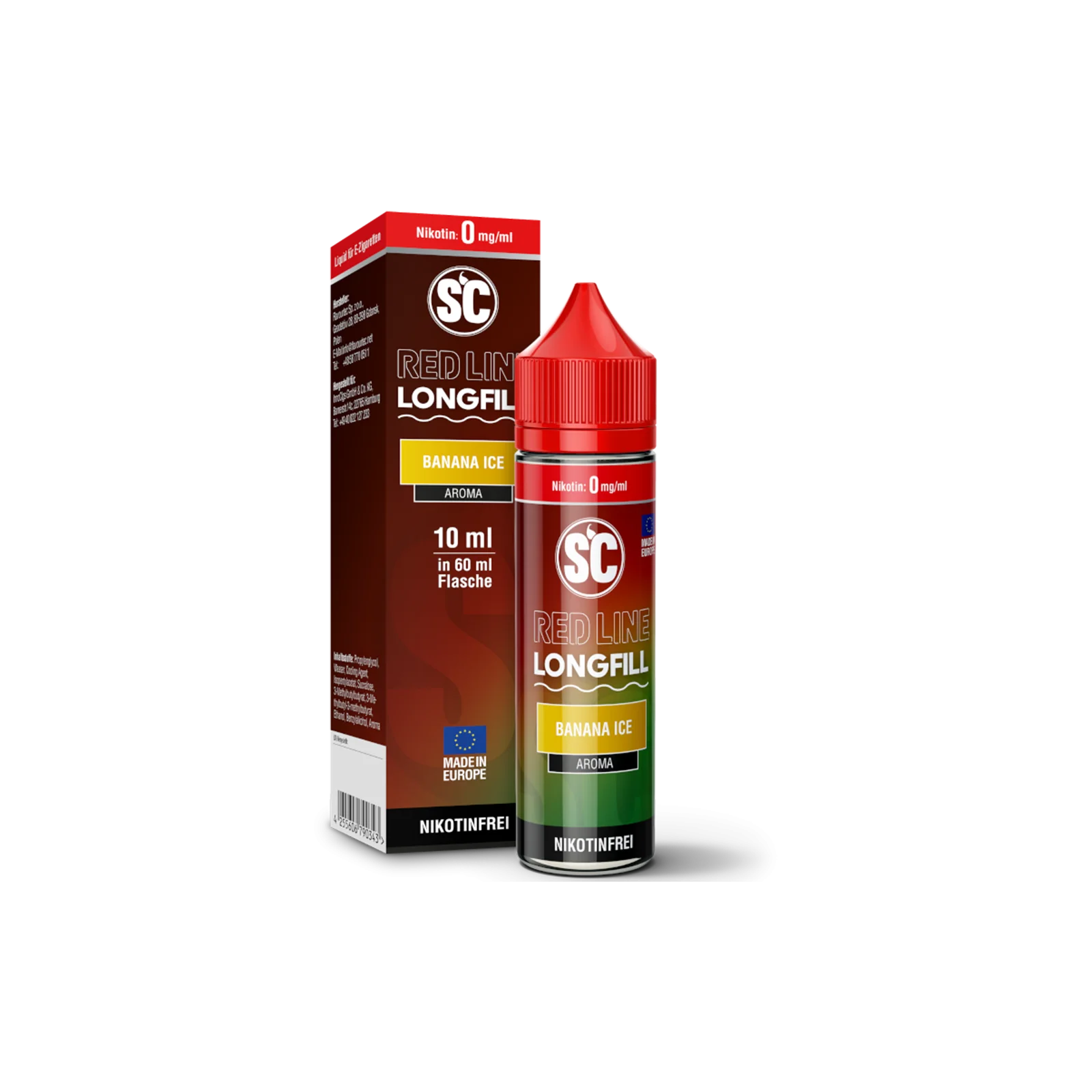 SC - Red Line - Longfill - Banana Ice - 10 ml -1