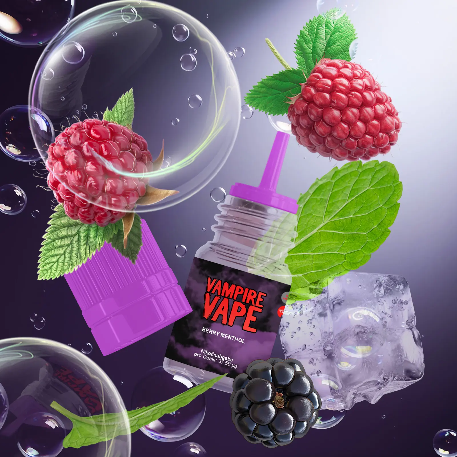Vampire Vape Aroma Berry Menthol 10 ml 12 mg | E-Liquid günstig online 1 Vampire Vape Aroma Berry Menthol 10 ml 12 mg | E-Liquid günstig online 1