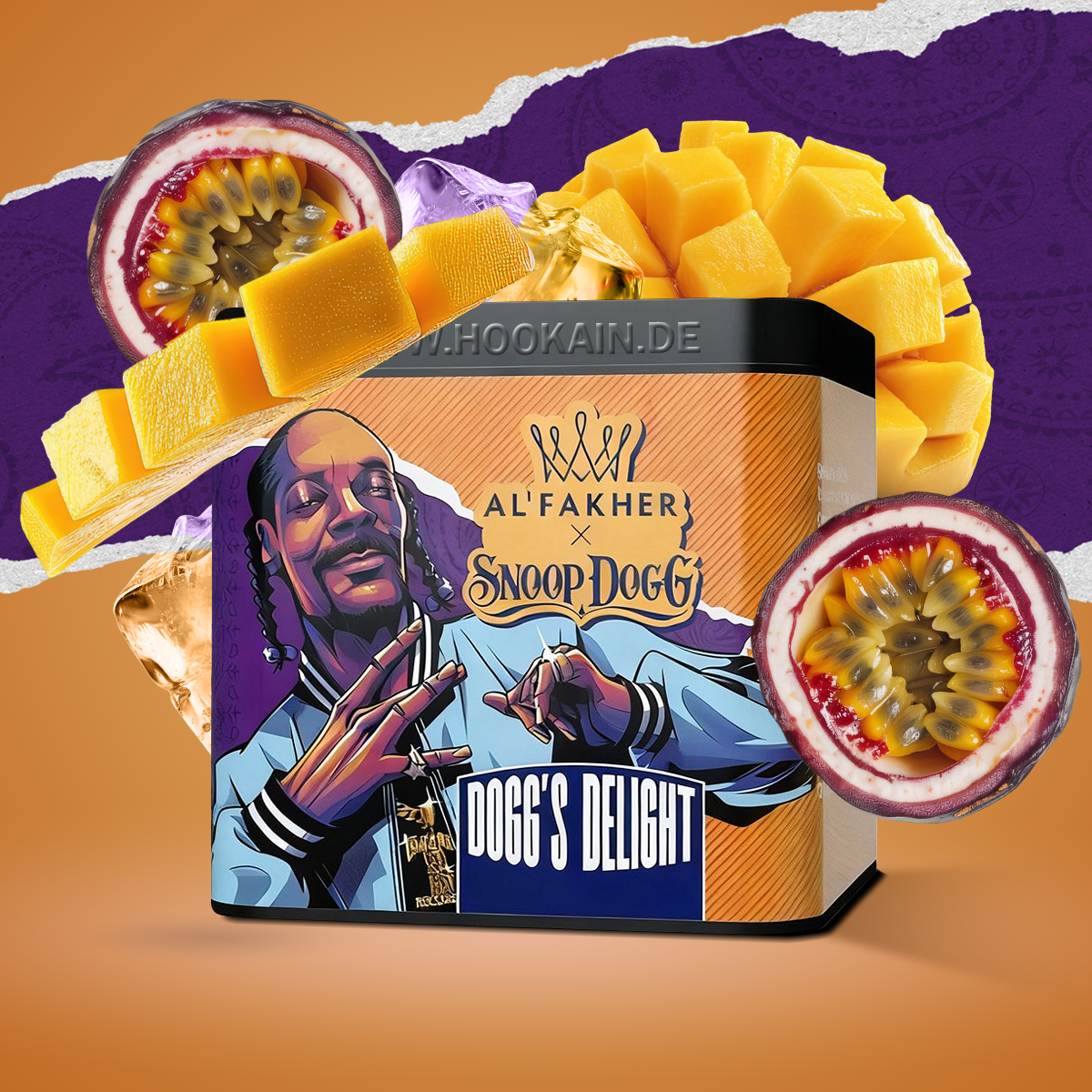 Al Fakher x Snoop Dogg Dogg&rsquo;s Delight 180 g Shisha Tabak 1