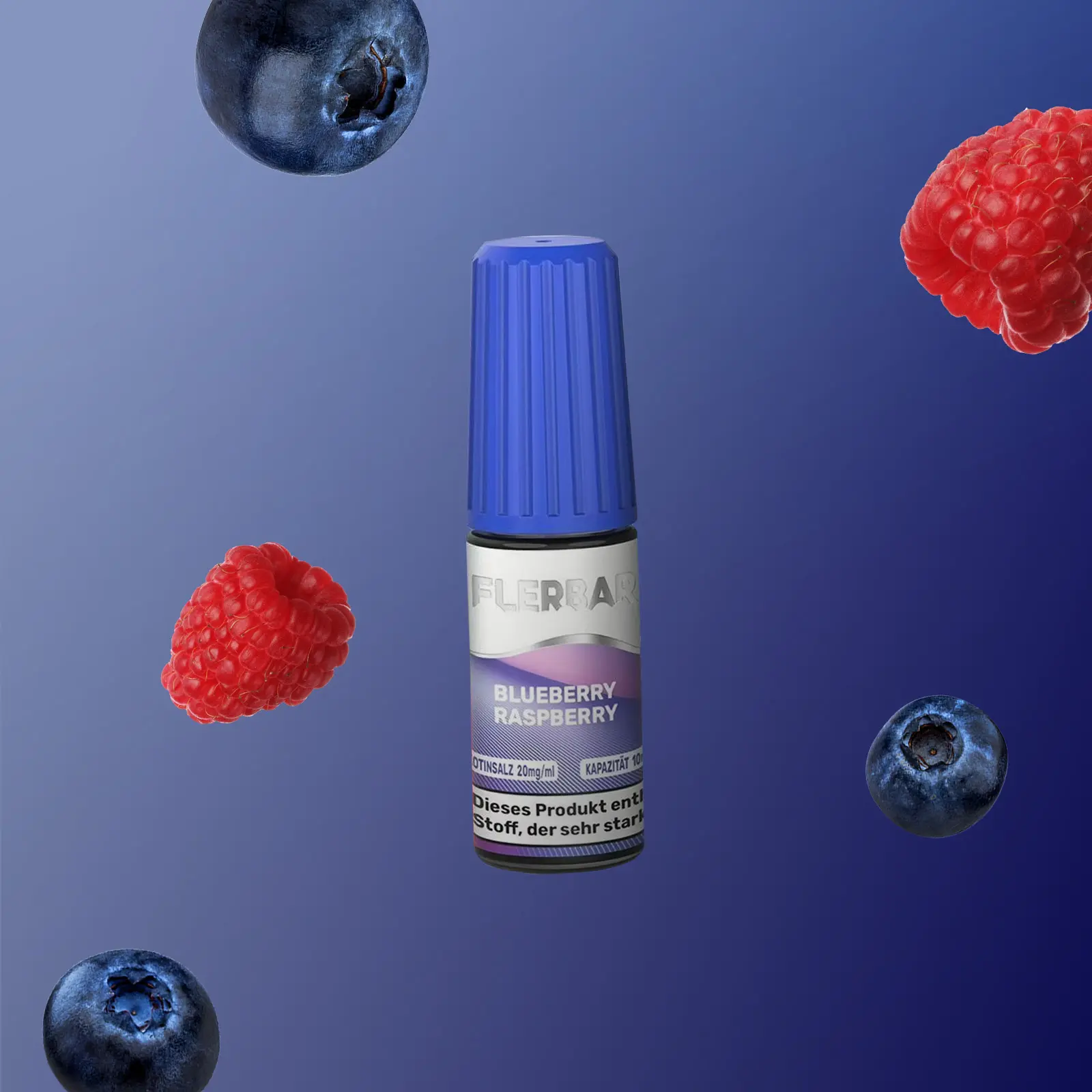 Flerbar - E-Liquid - Nikotinsalz - Blueberry Raspberry - 10 ml - 20 mg