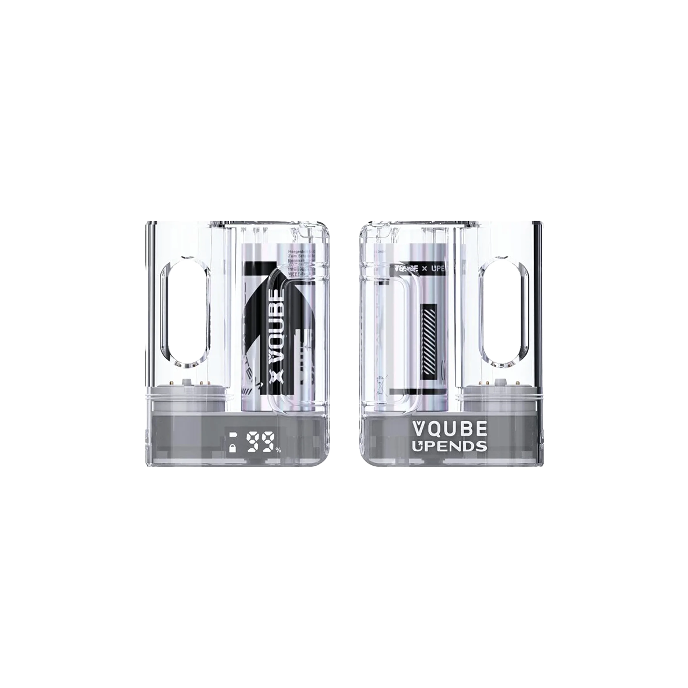 Vqube x Upends Basisgerät Akku 550mAh Silver Gray | Vape-Zubehör bestellen 2