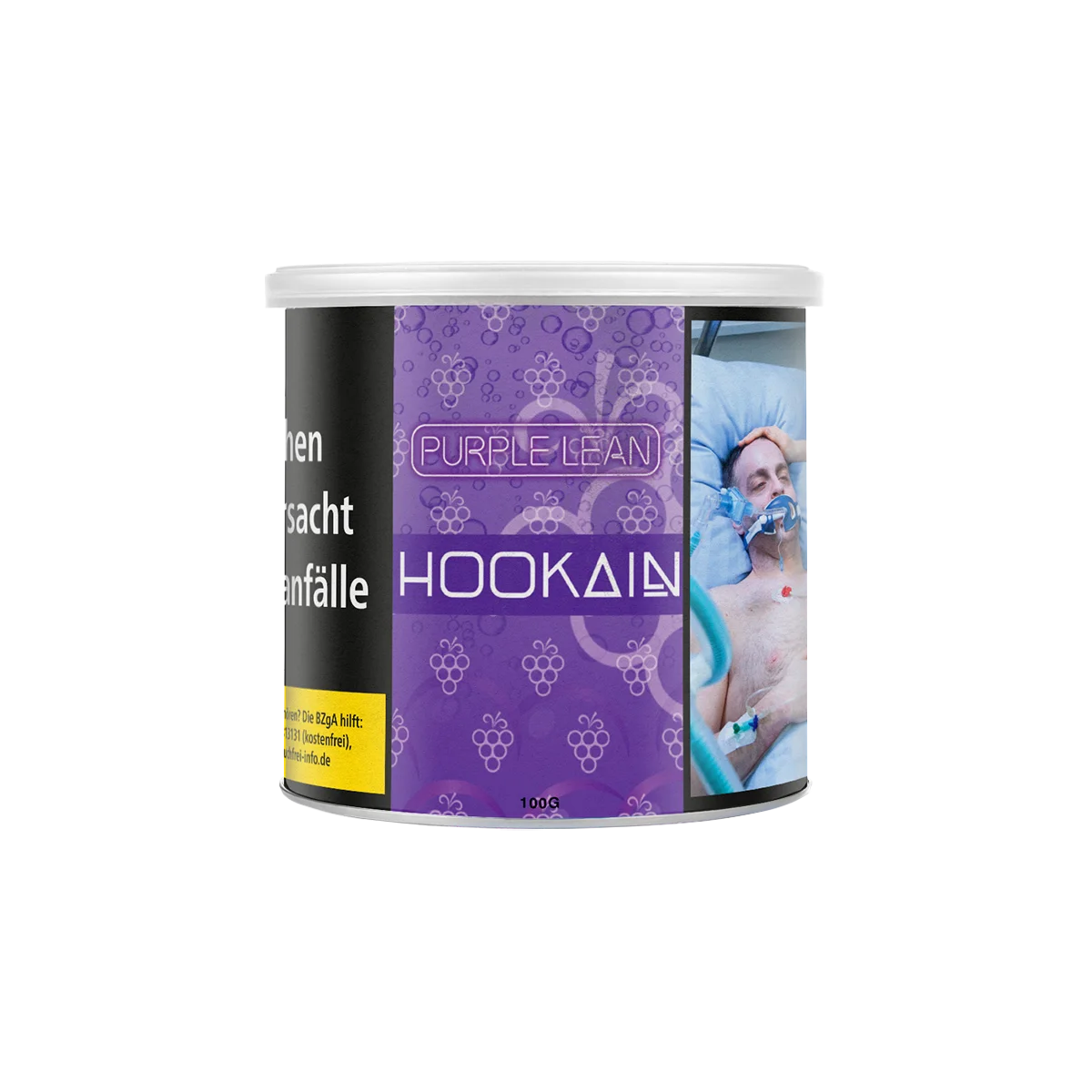 HOOKAIN Purple Lean 100g Shisha Tabak mit Traube Minze 2