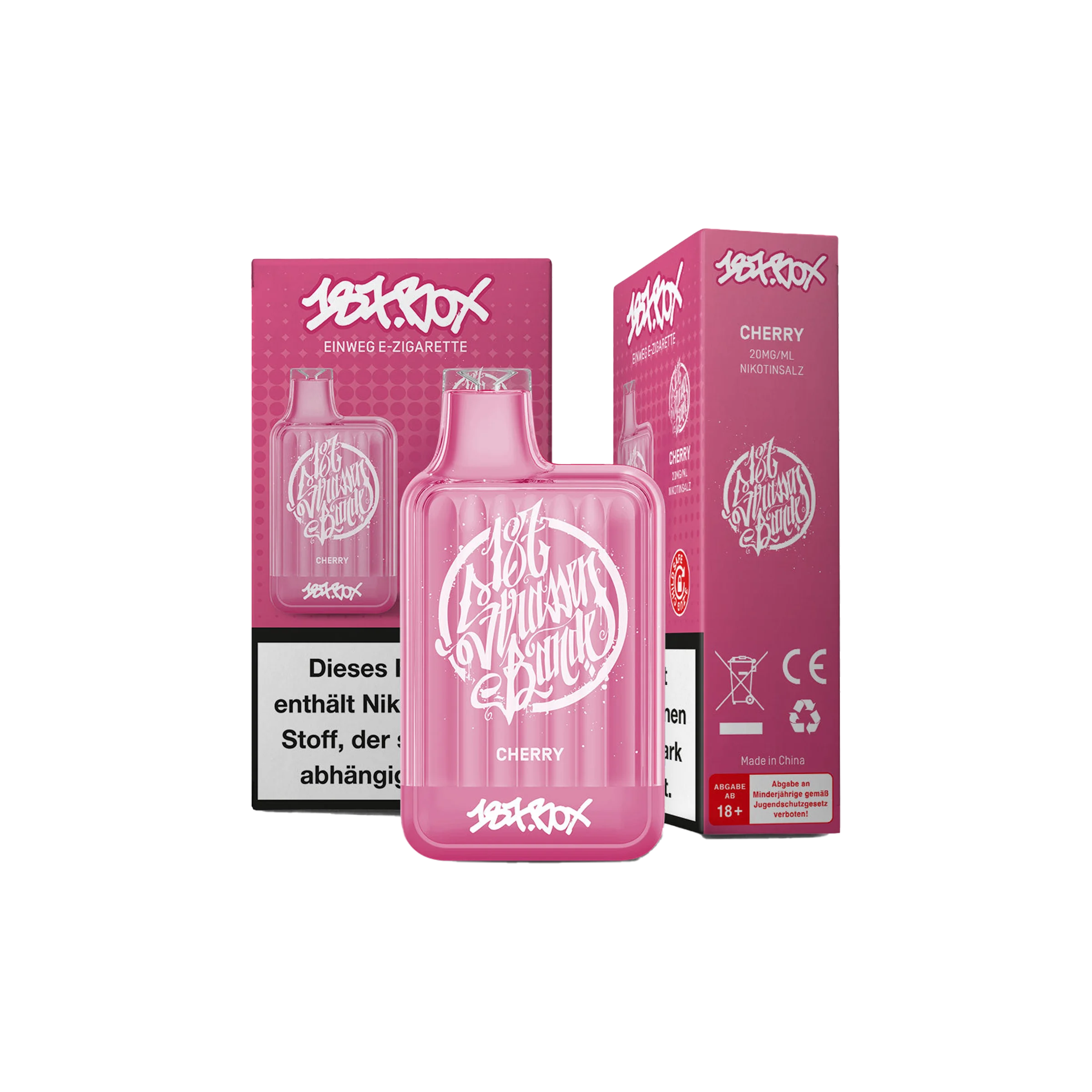 187 Vapestick - Box - Cherry - 20 mg | Alle neuen Sorten günstig online kaufen - Hookain E-Shisha Onlineshop