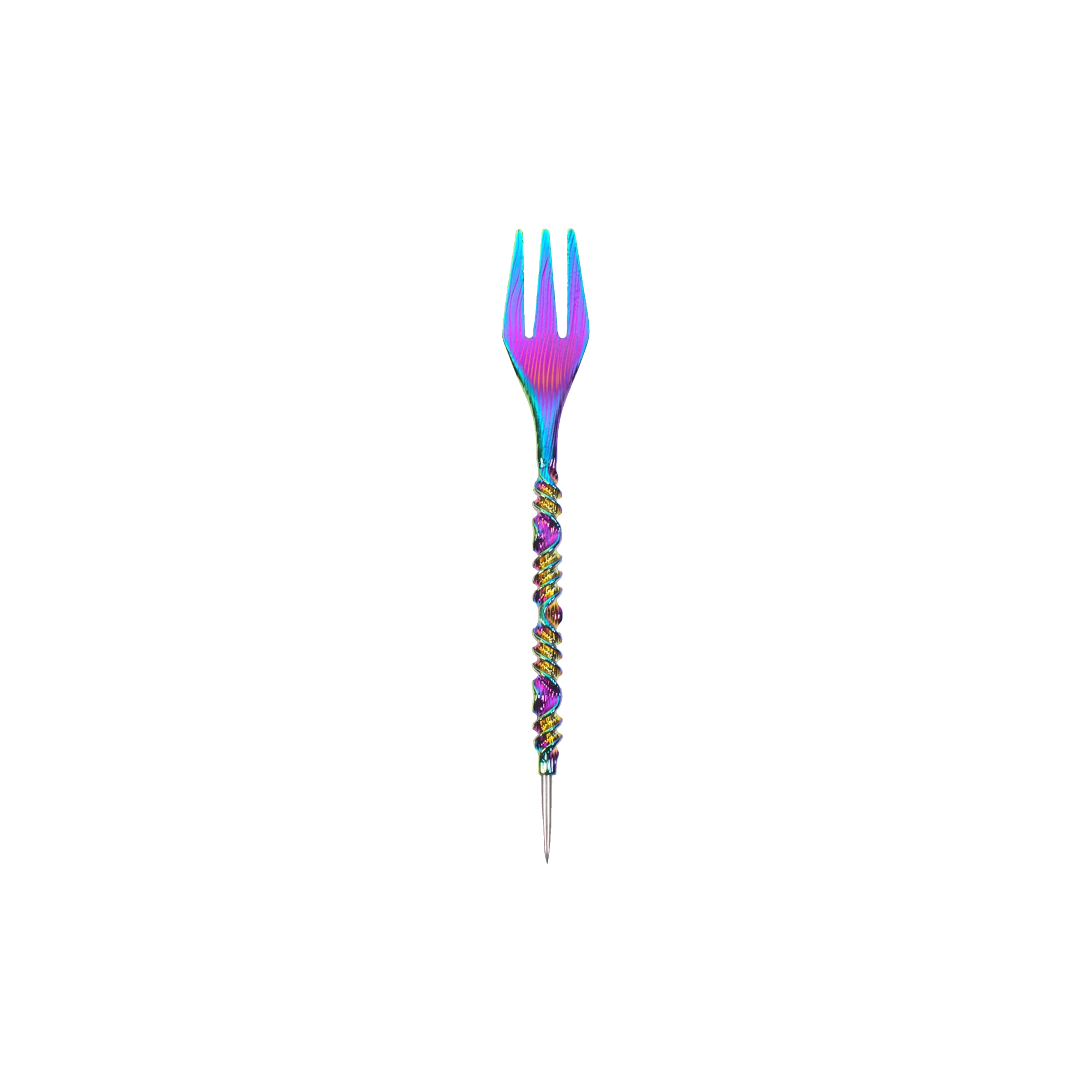 Smoke2U - Fork - Kopfbaubesteck - Fork - Rainbow