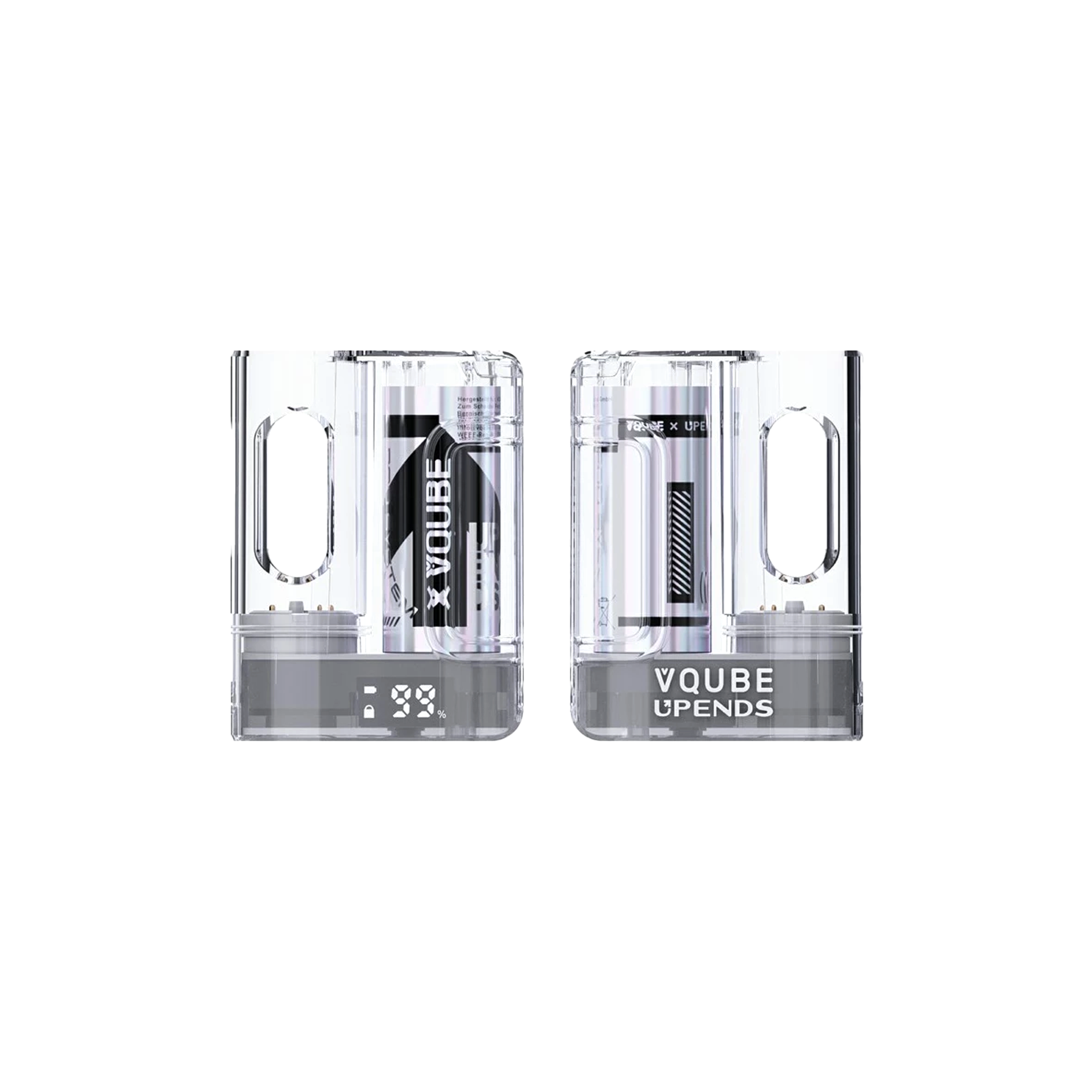 Vqube x Upends Basisger&auml;t Akku 550mAh Silver Gray | Vape-Zubeh&ouml;r bestellen 2