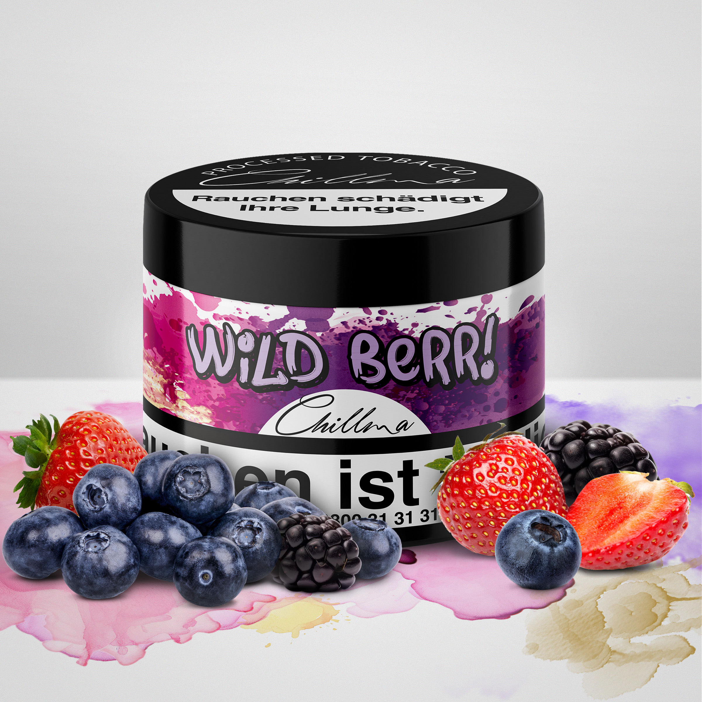 Chillma Dry Base mit Aroma Wild Berr! 70g | Online bestellen 2