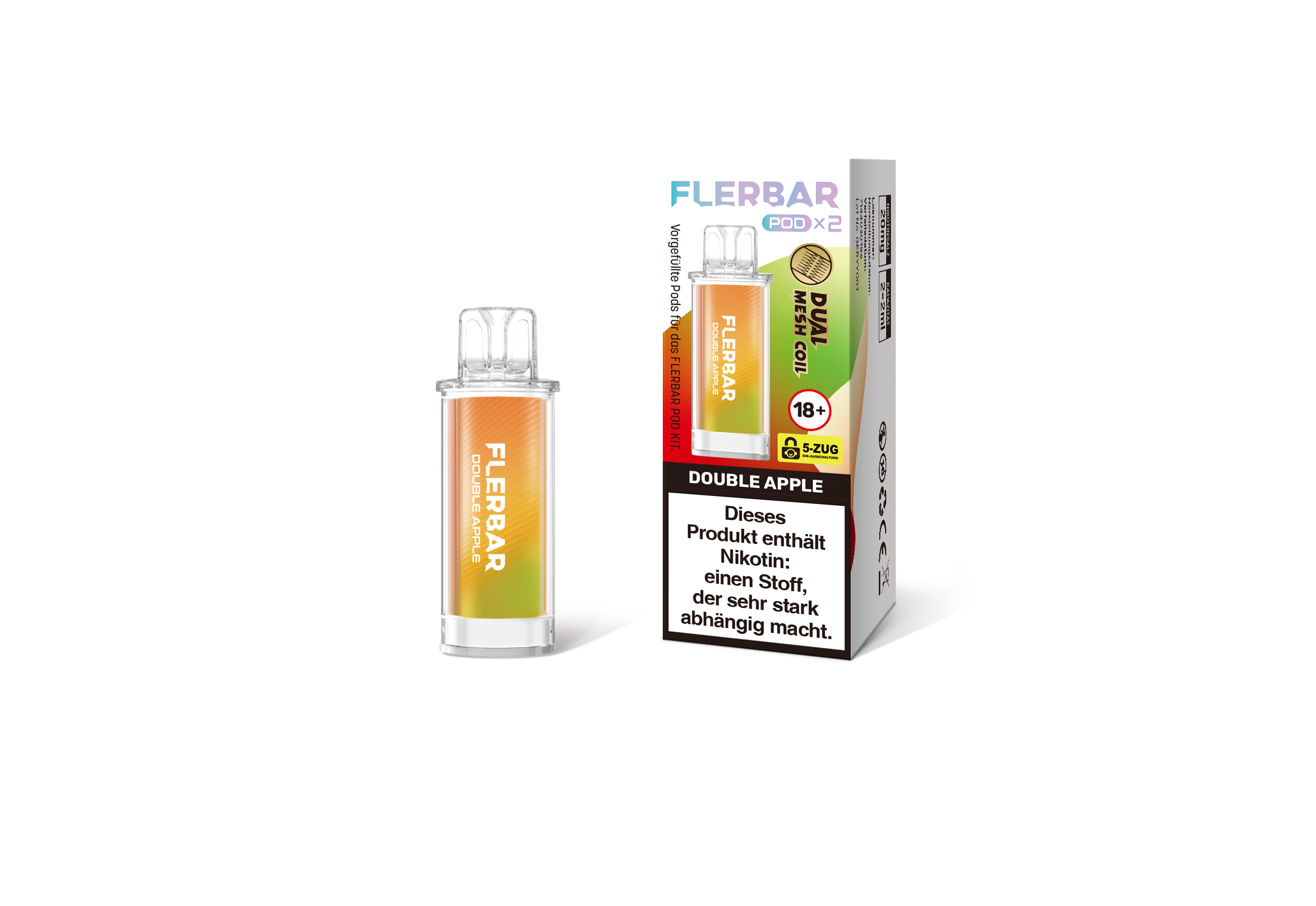 Flerbar Prefilled Pod Double Apple 20 mg | Günstig Online 2