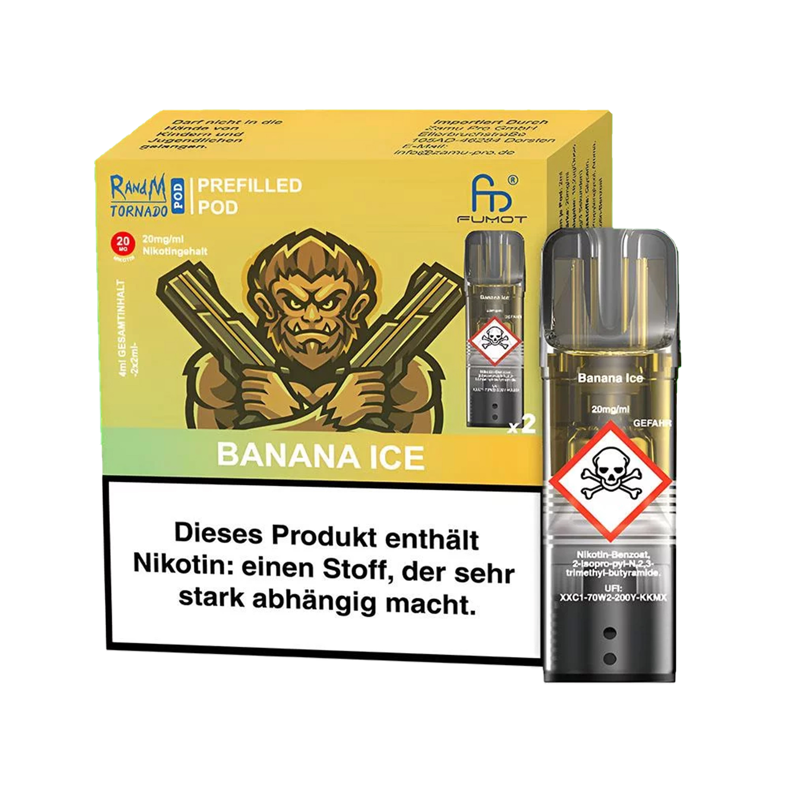 randm tornado amazon ELFA Nikotinfrei - Akku & Liquid Pods - E-Zigarette - Paypal! main image 0