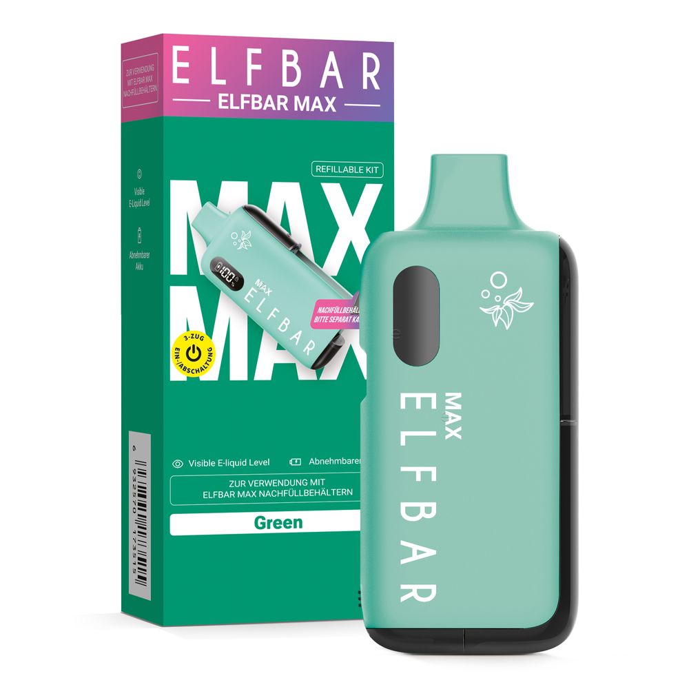 Elf Bar - Max - Pod Kit - Green 1