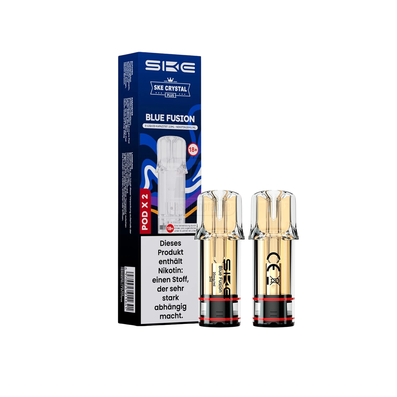 SKE - Crystal PLUS - Prefilled Pods - Blue Fusion - 2 pcs.