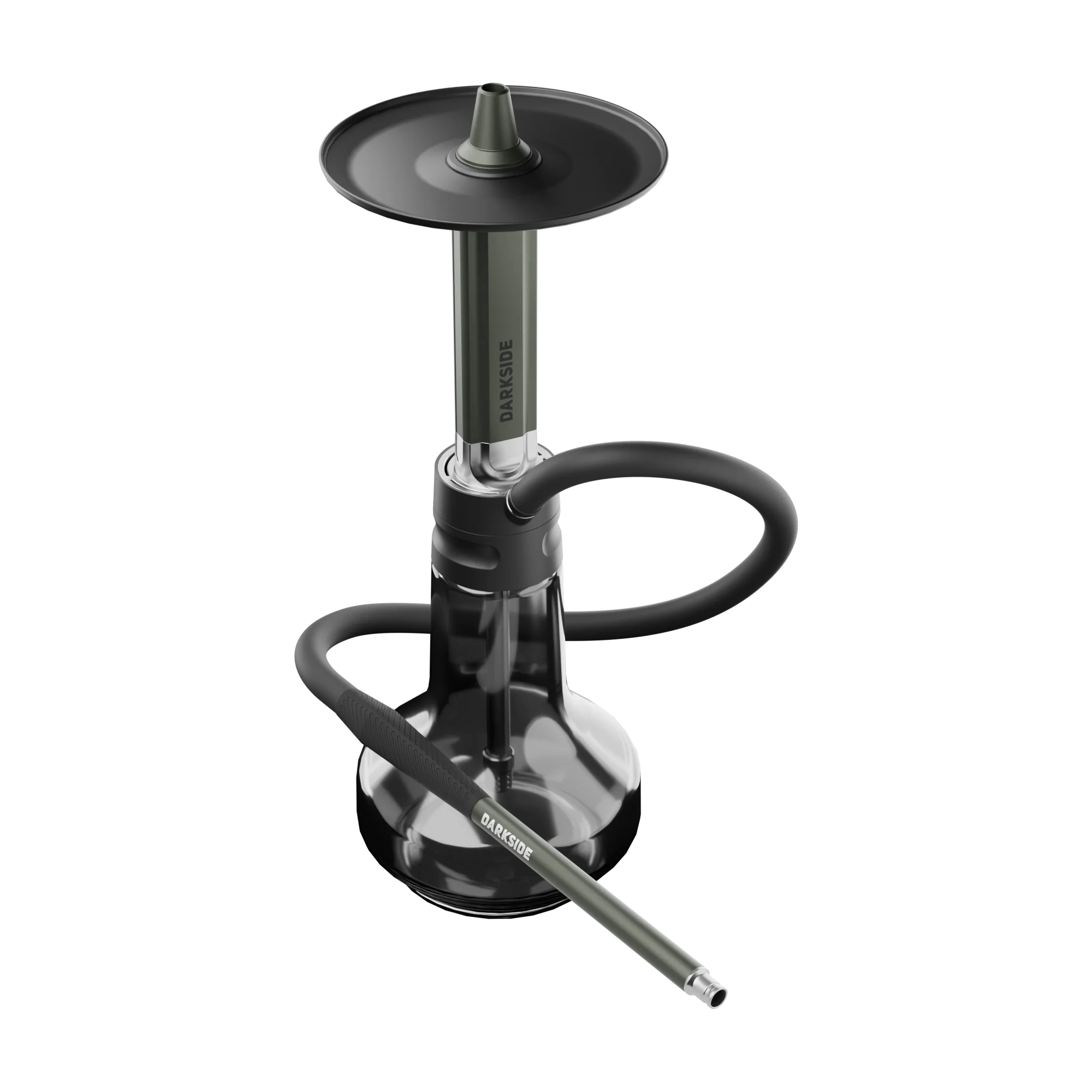 Darkside EVO Gr&uuml;n mit Glasbowl, Schlauch und Mundst&uuml;ck
