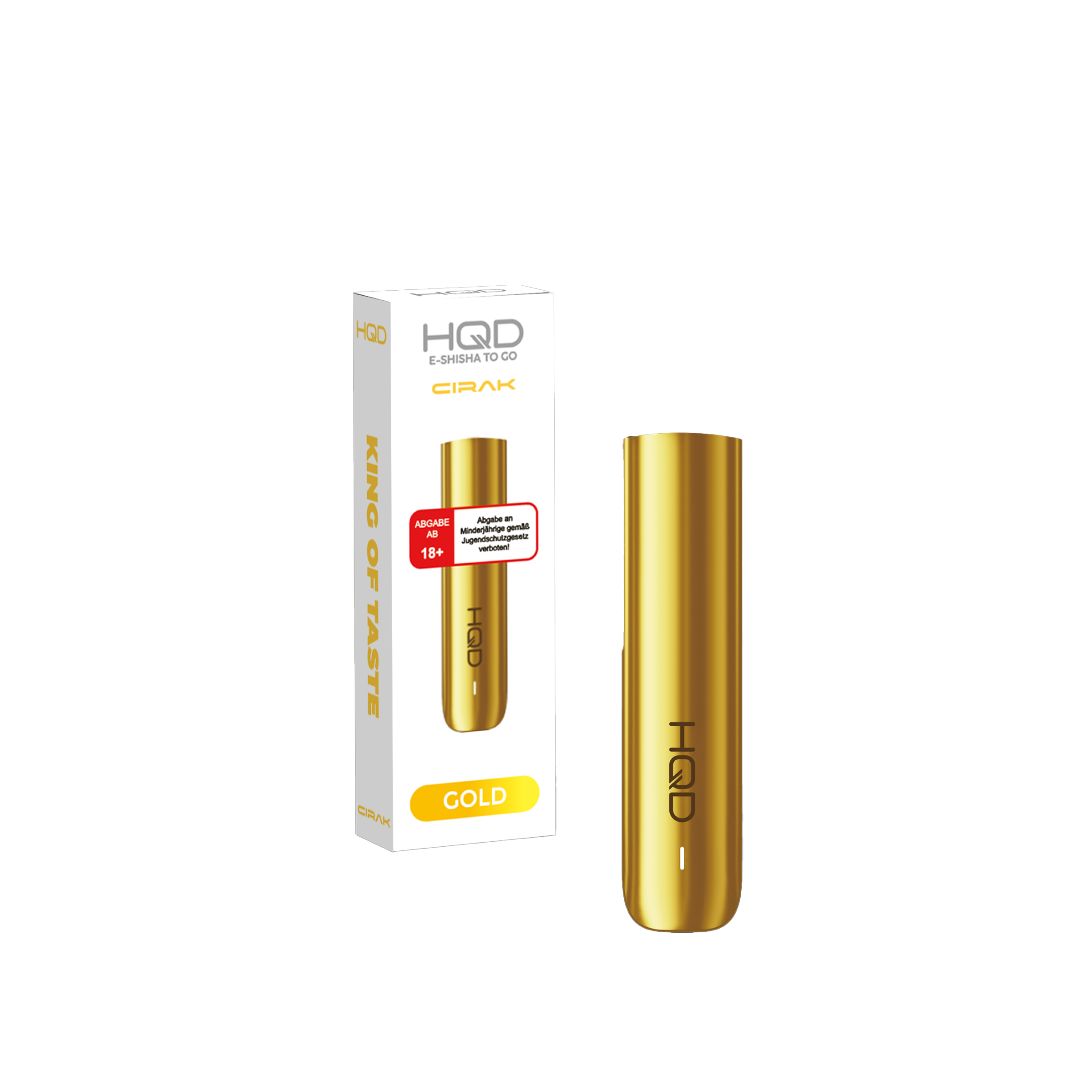 HQD - Cirak - Basisger&auml;t - Gold | Prefilled Pod System g&uuml;nstig kaufen1