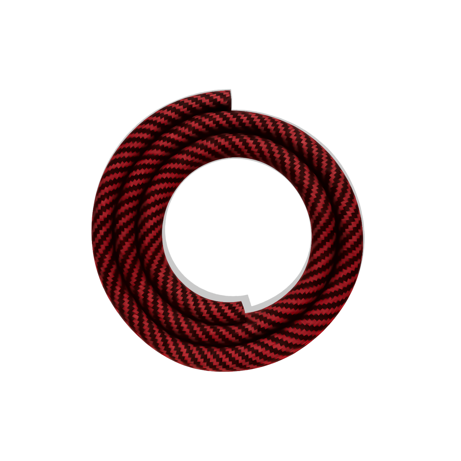 Laziza Silikonschlauch Rot 1,5 m Silikonschlauch – Carbon Optik 1