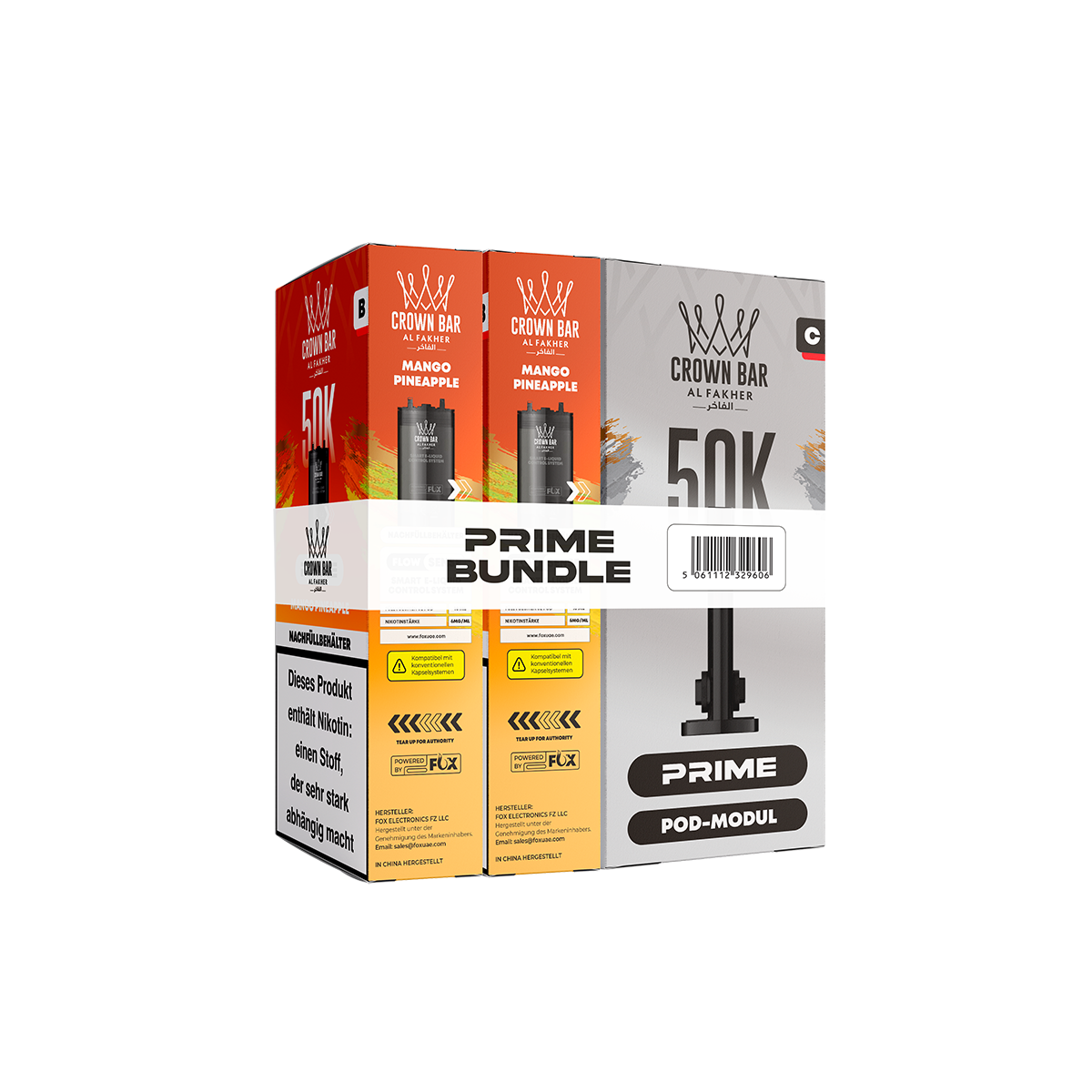 Al Fakher - Hypermax - Prime - 50K - Pod - Mango Pineapple