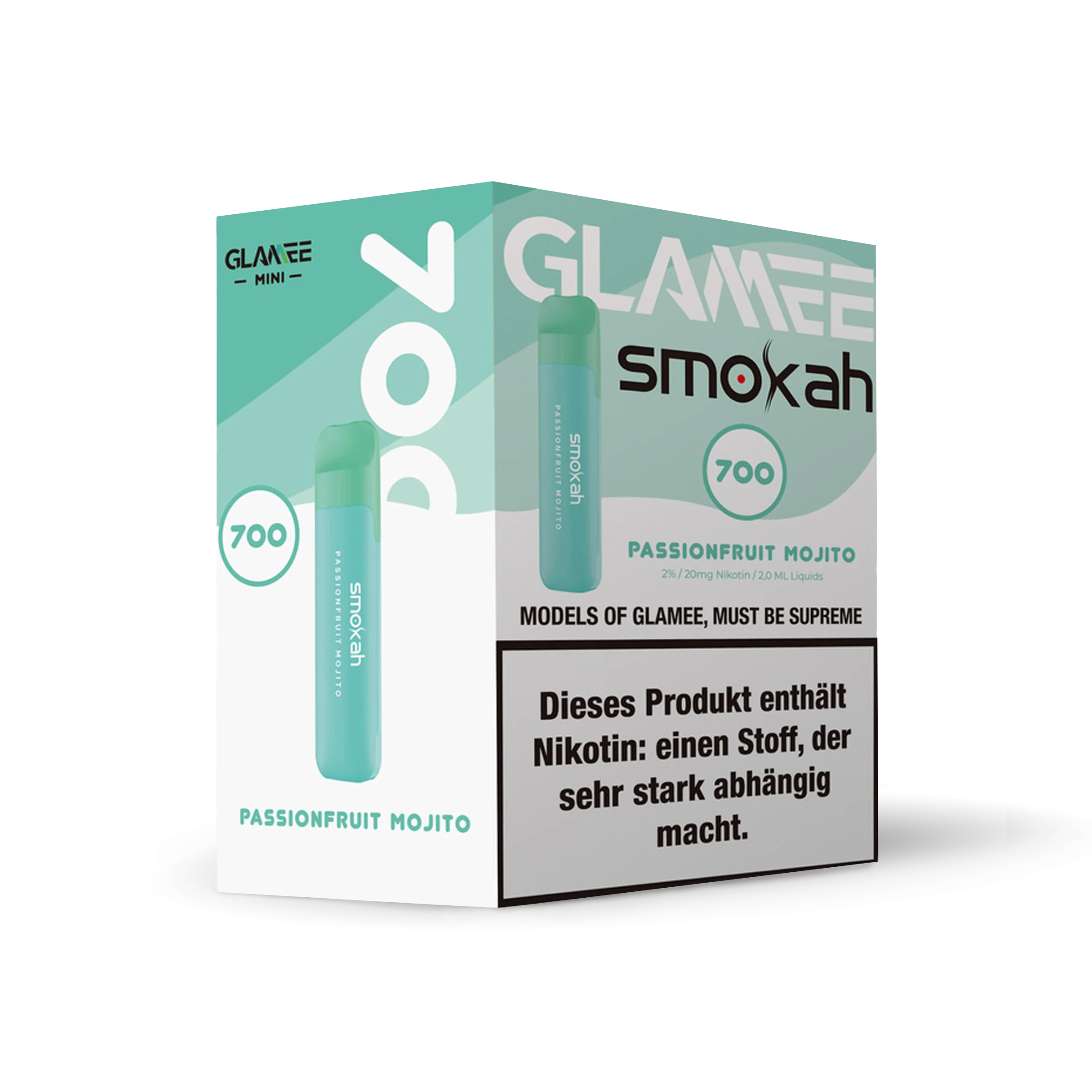 Smokah - Glamee - Passionsfruit Mojito - Vapestick | alle Sorten günstig im Hookain Onlineshop 4