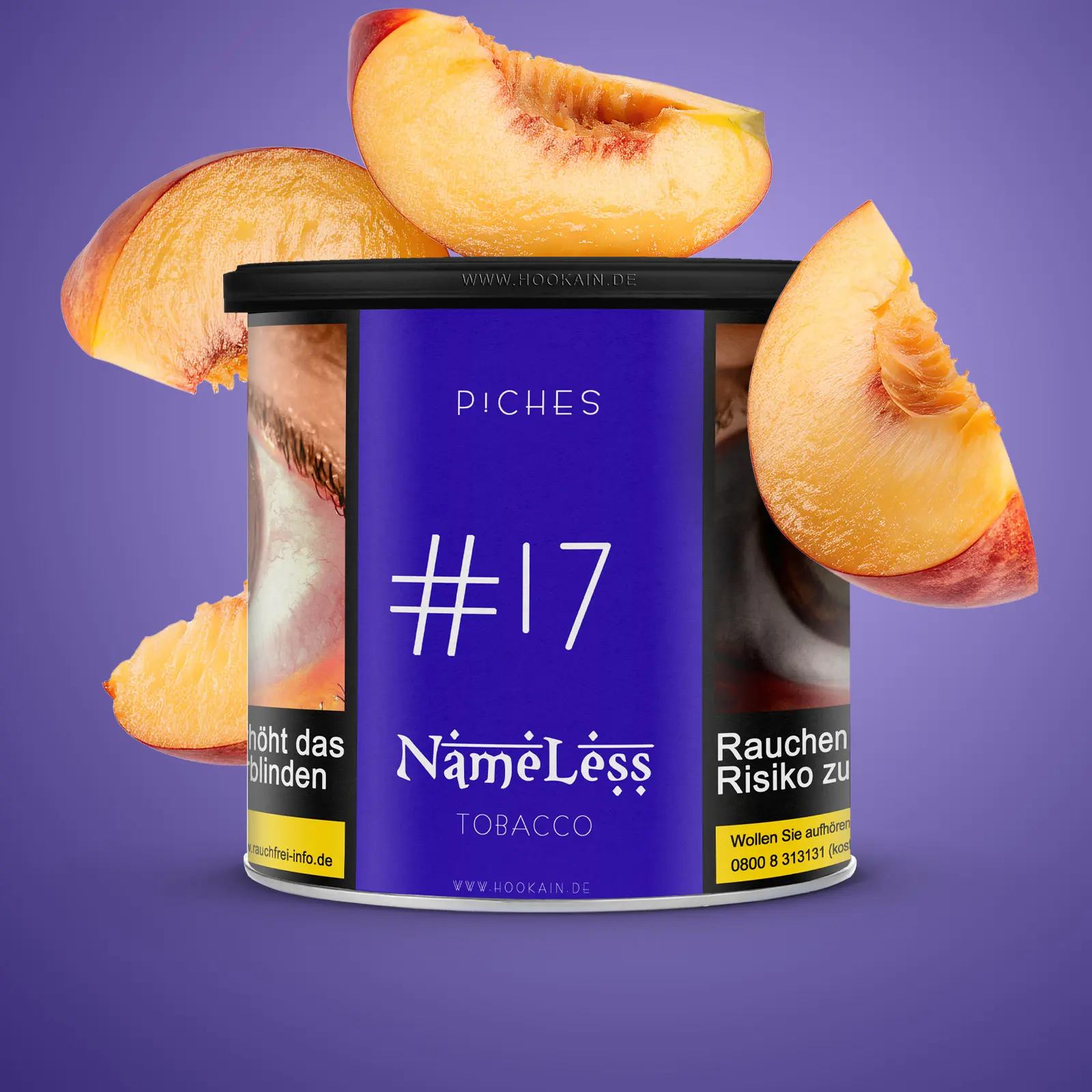 Nameless #17 Piches 200 g Shisha Tabak – süßer Pfirsich 1