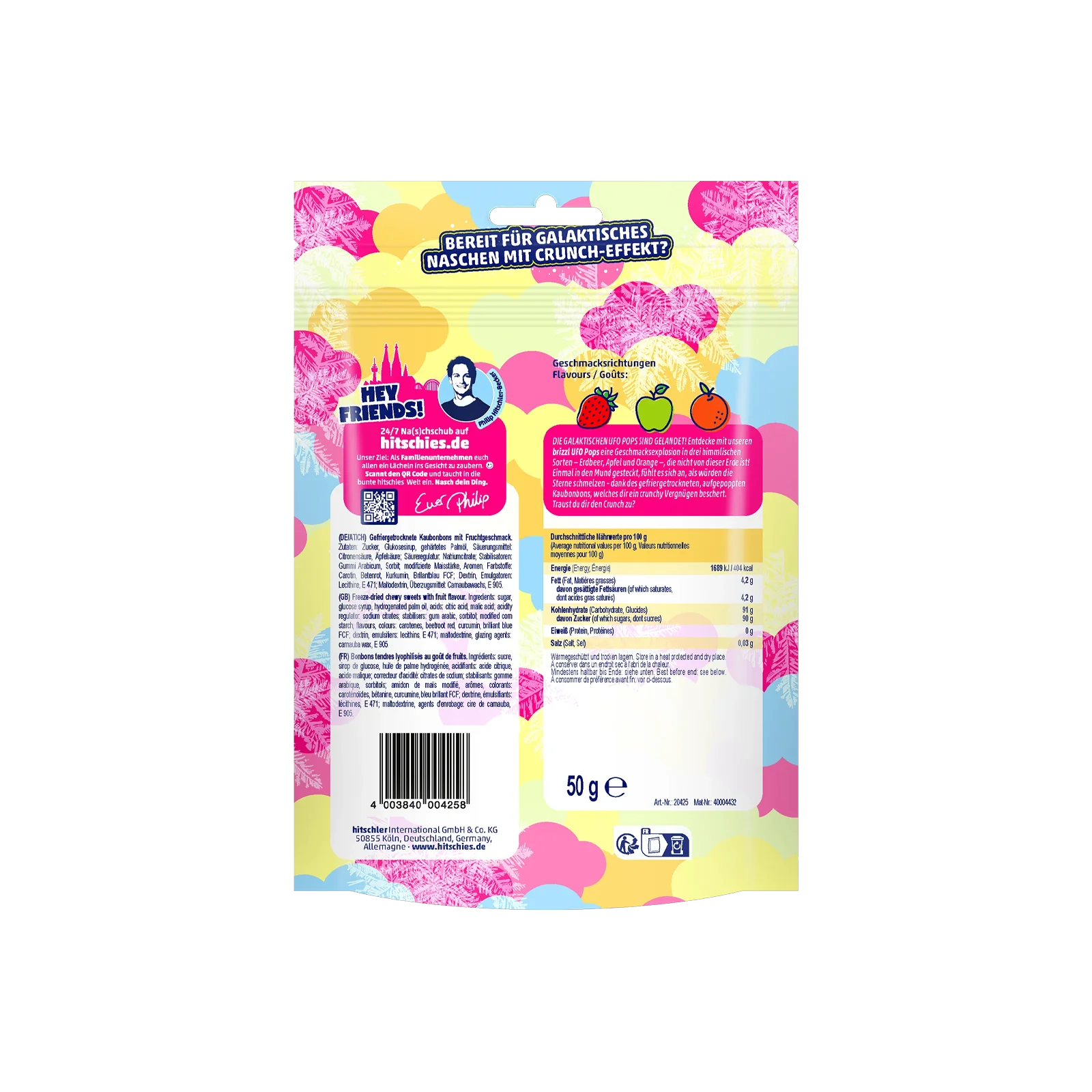 Hitschies - Brizzl UFO Pops - 50 g 3