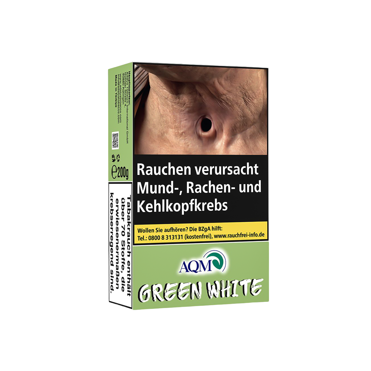 Aqua Mentha Green White 200 g Shisha Tabak &ndash; s&uuml;&szlig; & frisch 1