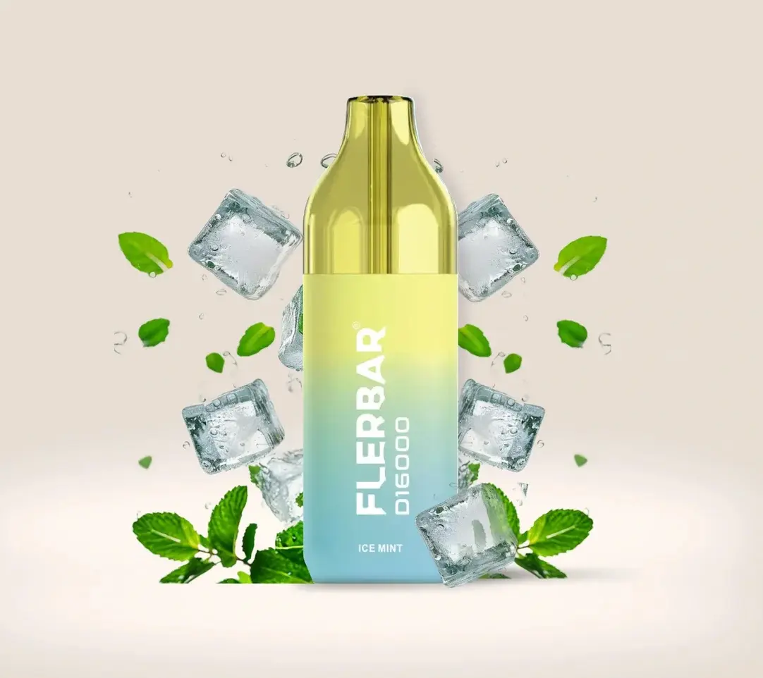 Flerbar D16000 Ice Mint 12ml E-Zigarette – Big Puff Genuss
