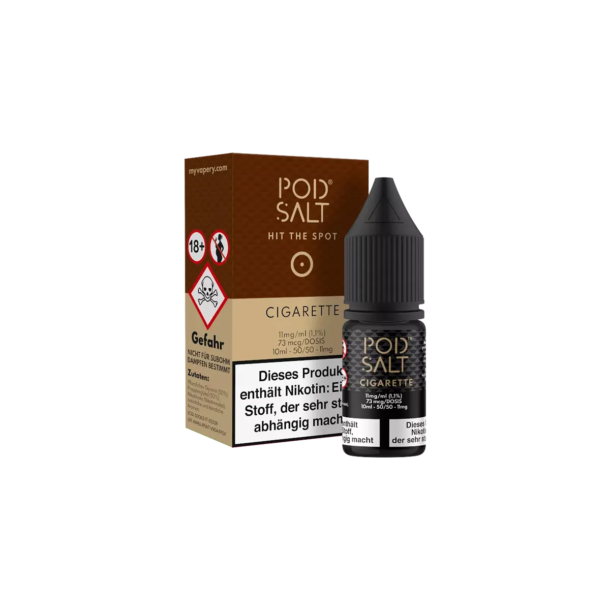 Pod Salt Liquid Cigarette 10ml 11 mg Nikotinsalz