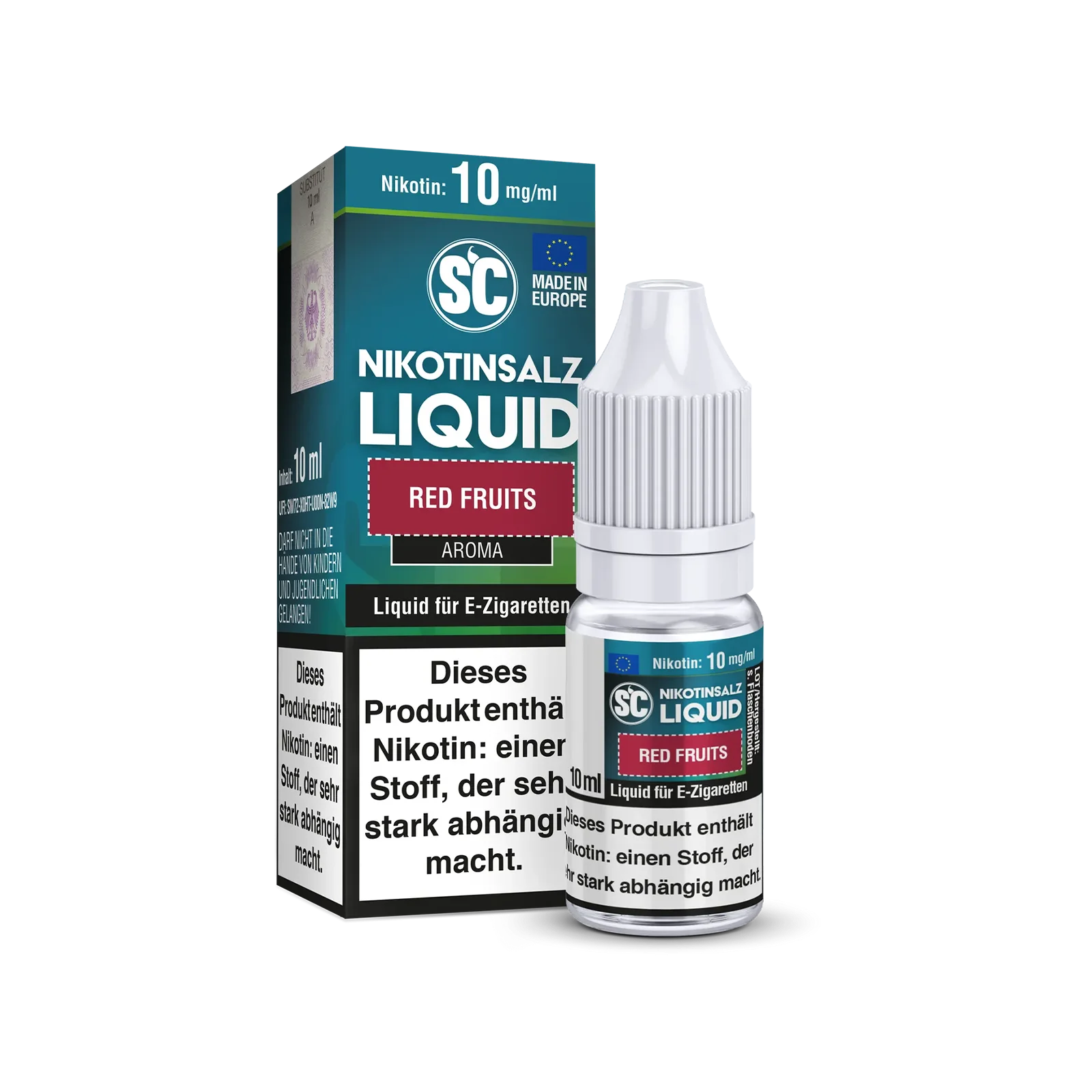 SC - E-Liquid - Nicotine Salt - Red Fruits - 10 ml - 10mg 2