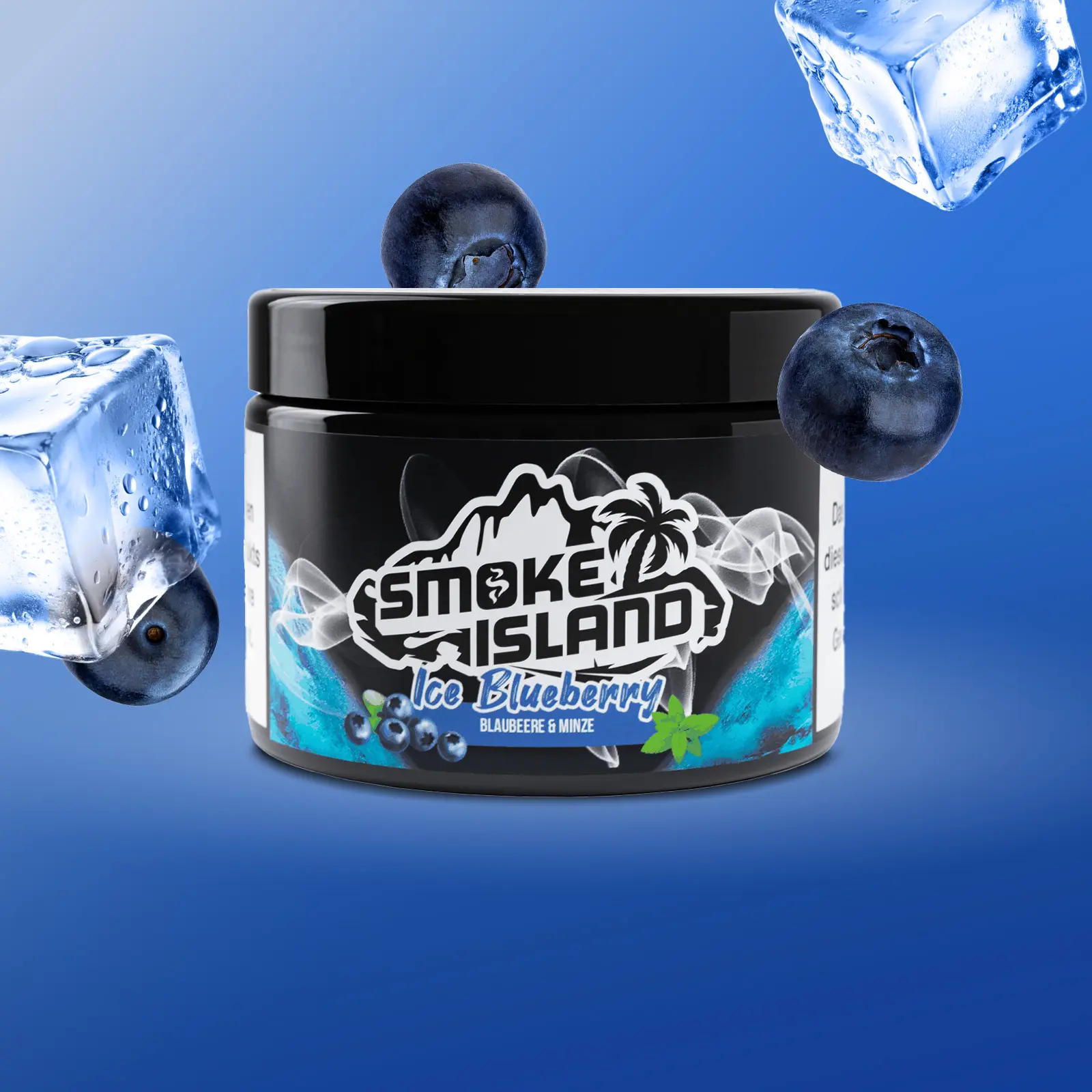 Smoke Island - nikotinfrei - Ice Blueberry - 200 g  1