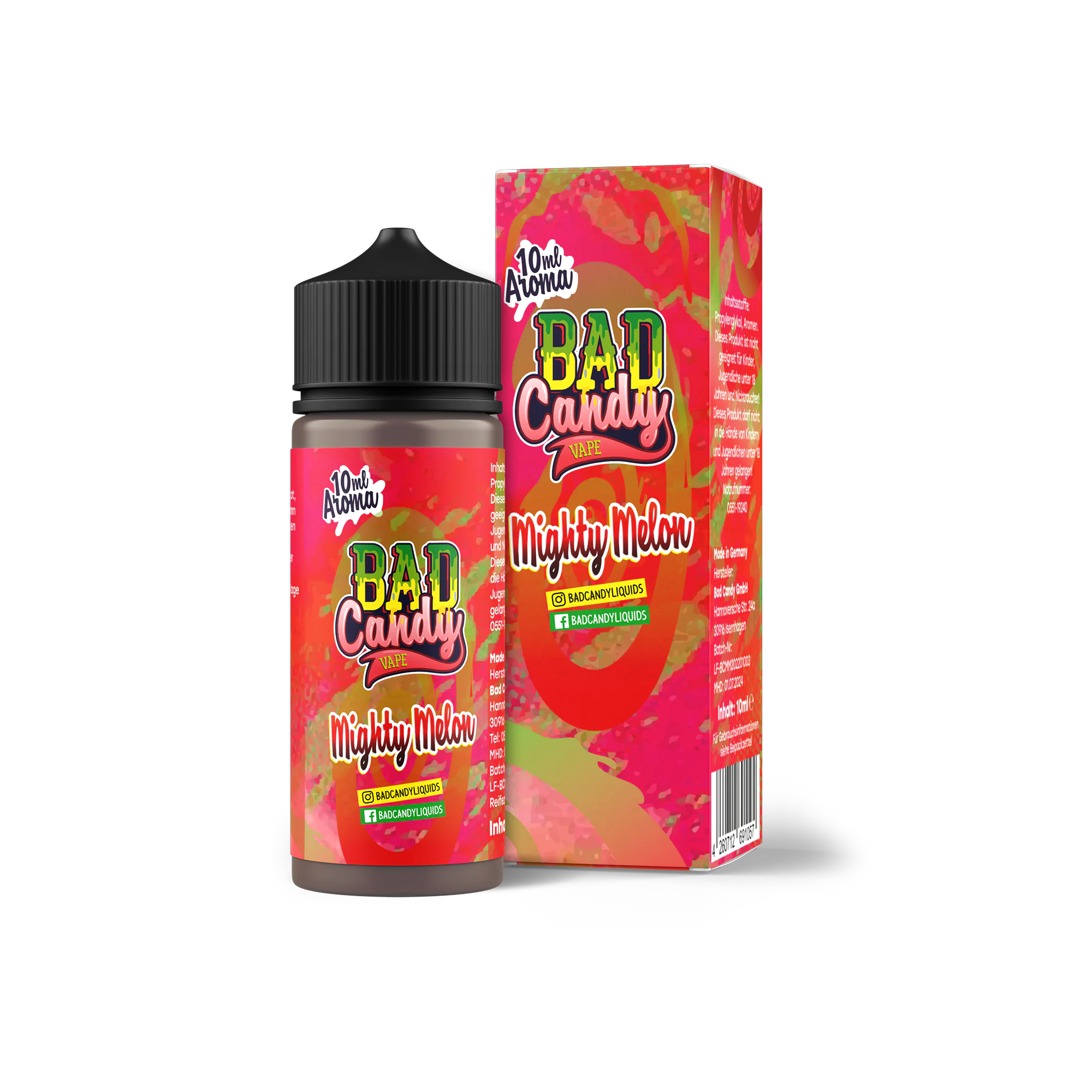 Bad Candy Aroma Longfill Mighty Melon mit 10 ml Inhalt günstig bestellen 1