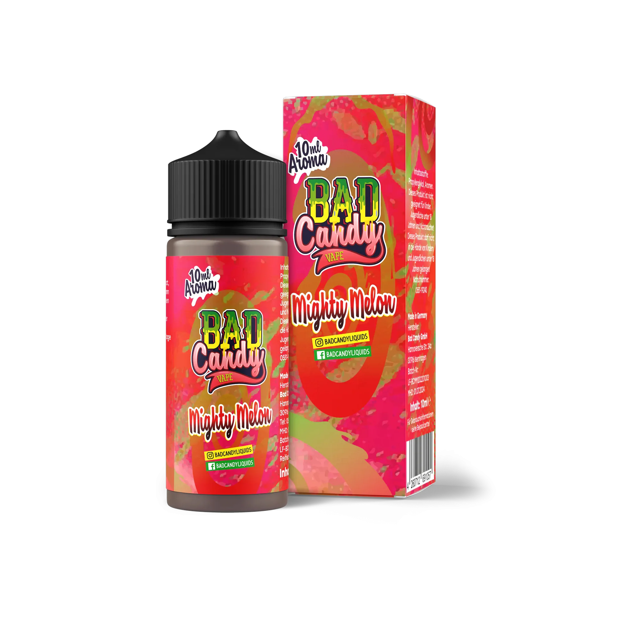 Bad Candy Aroma Longfill Mighty Melon mit 10 ml Inhalt günstig bestellen 1