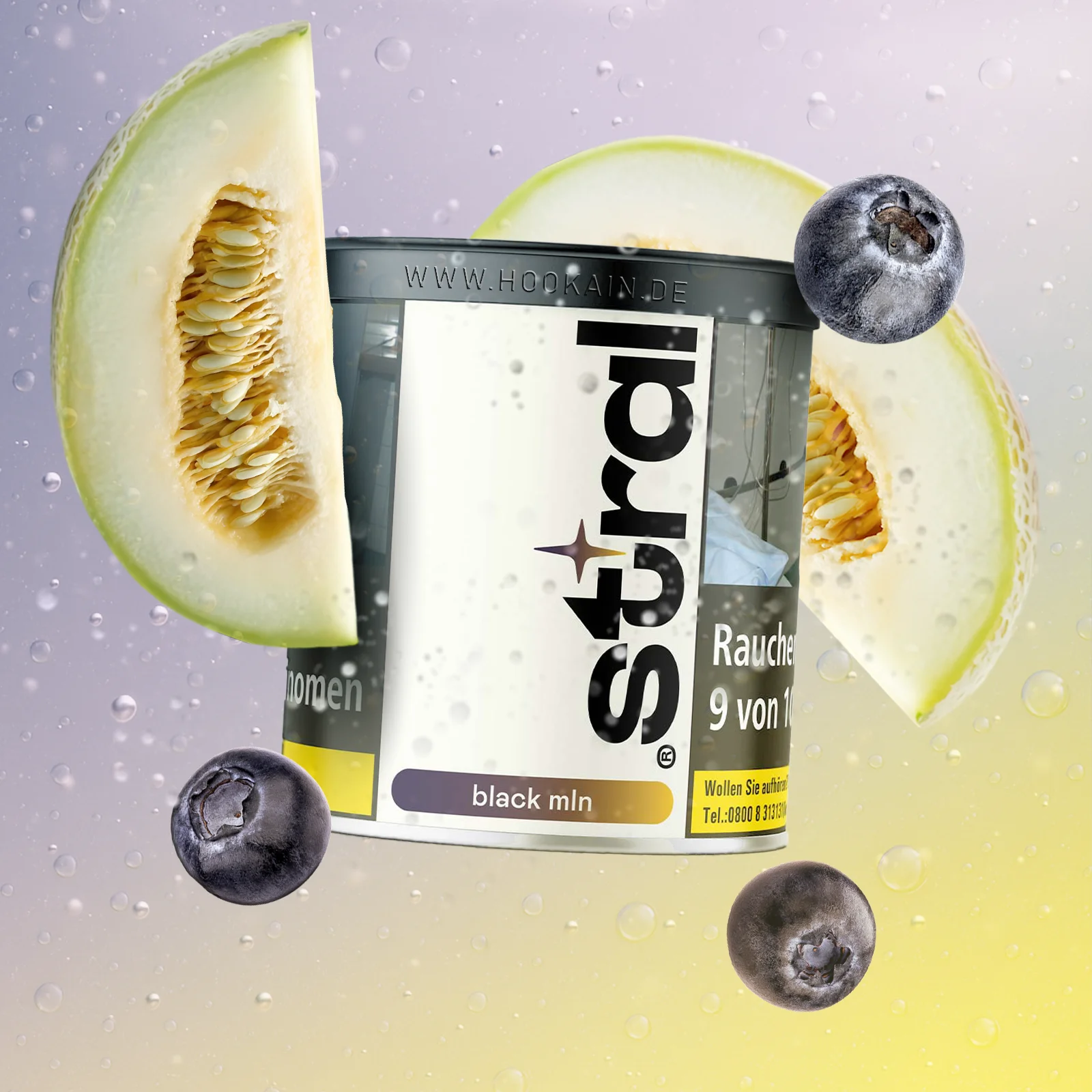 Stral Shishatabak Black Mln 200 g - Sorten günstig bestellen 1