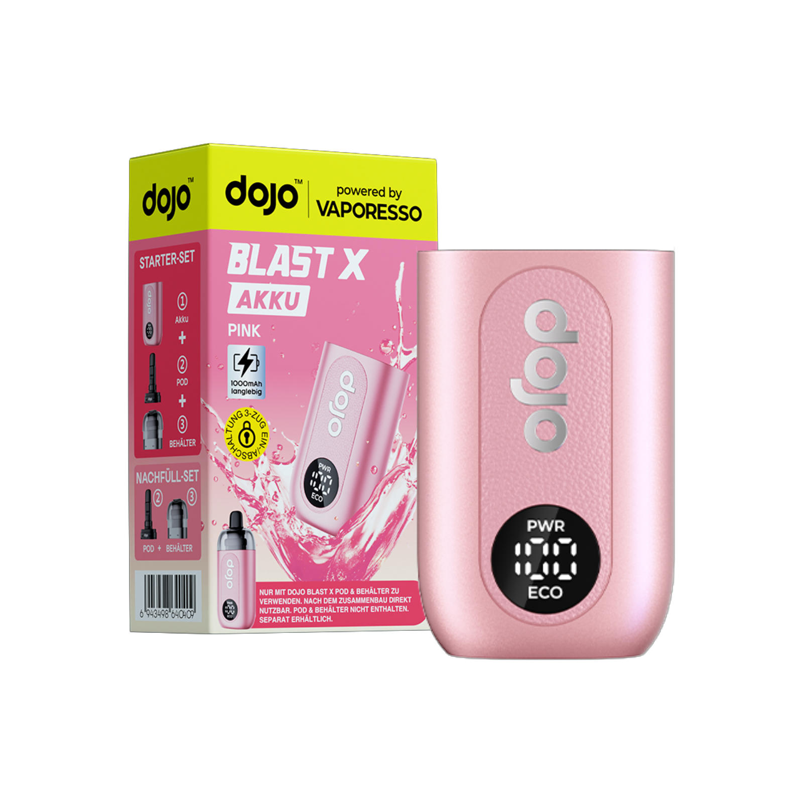 Vapresso - Dojo Blast - X - Basisgerät - Pink 2