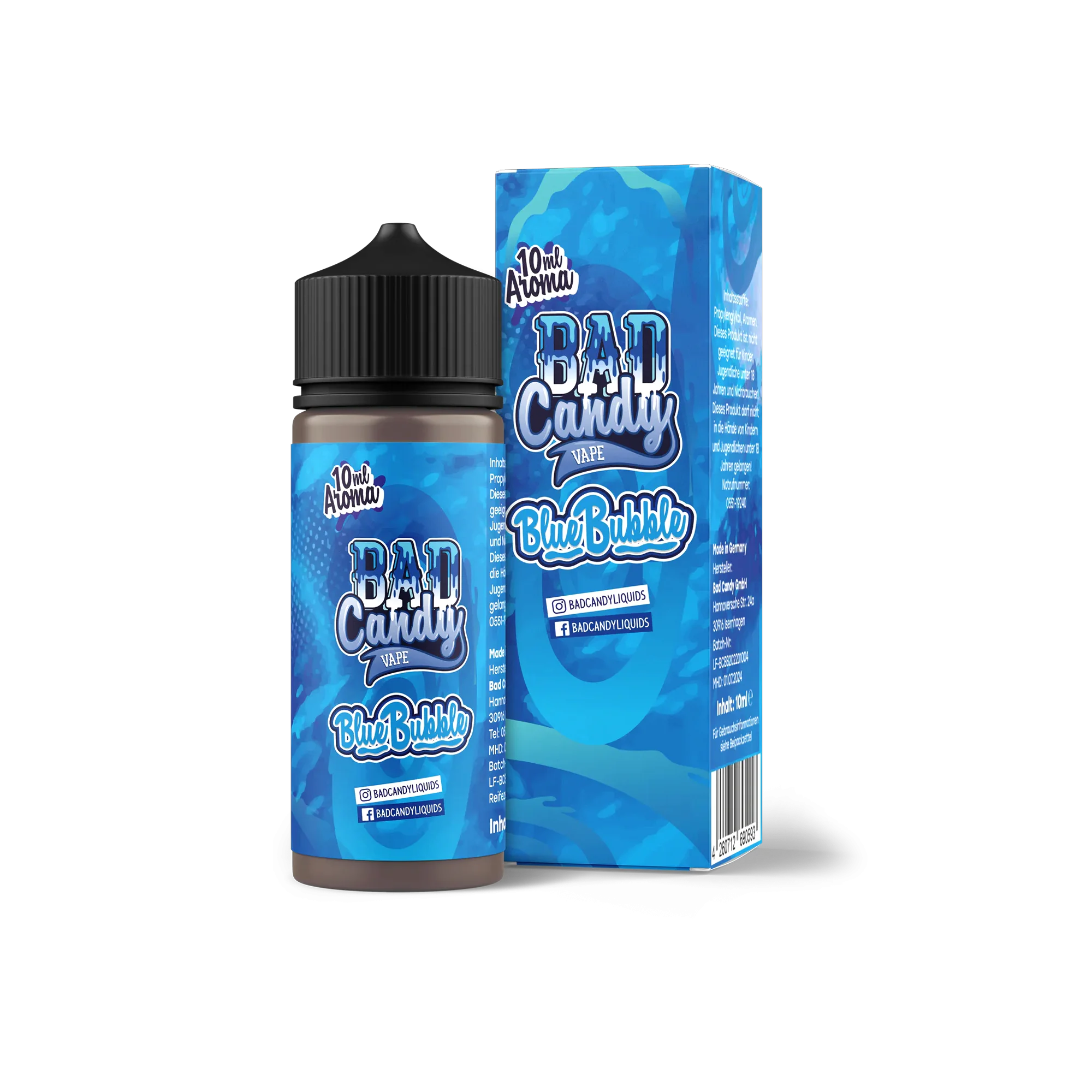 Bad Candy Aroma Longfill Blue Bubble mit 10 ml Inhalt günstig bestellen 1