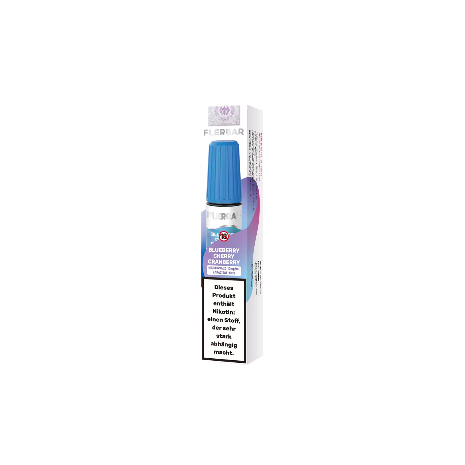 Flerbar - E-Liquid - Nikotinsalz - Blueberry Cherry Cranberry - 10ml - 10 mg 3