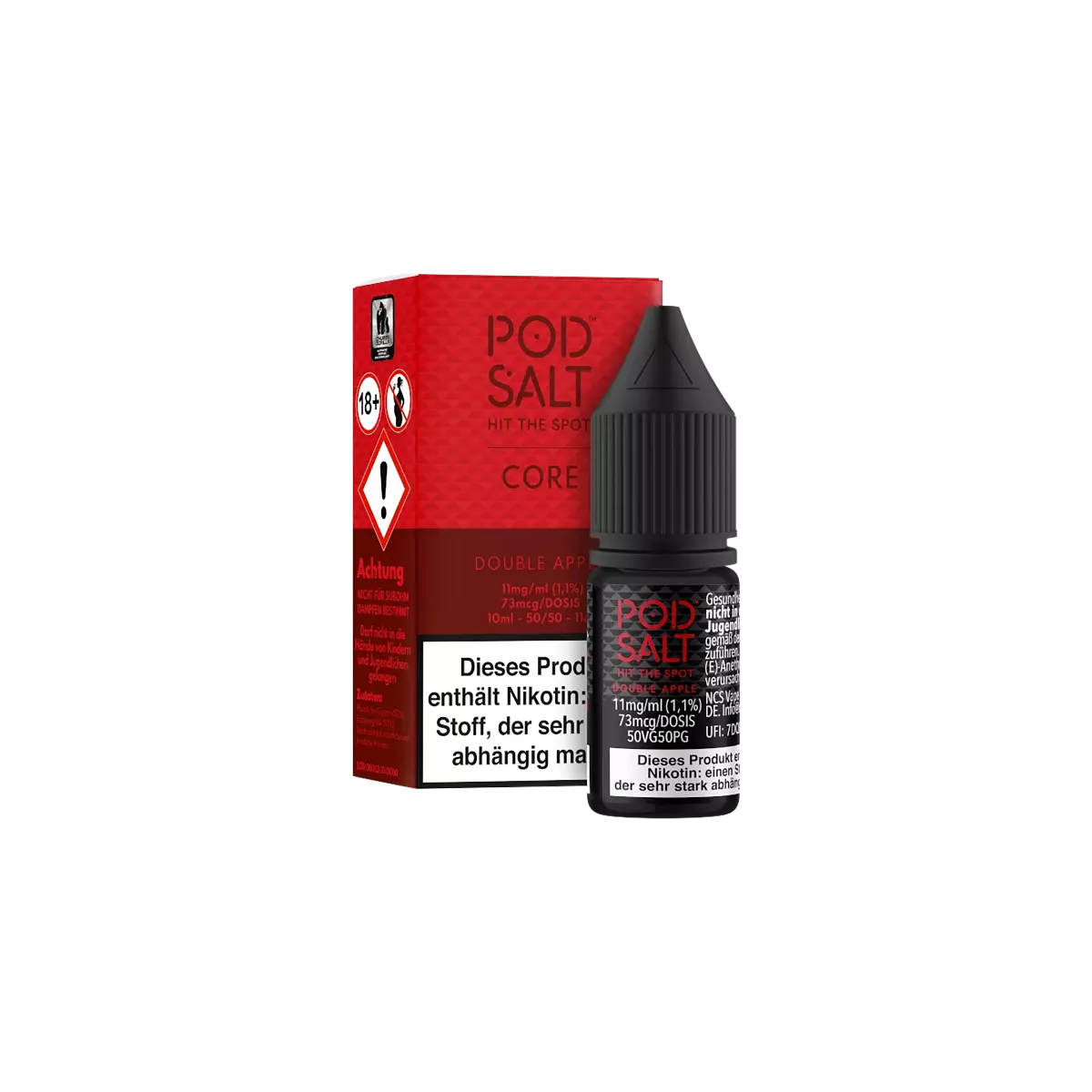 Pod Salt Core Liquid Double Apple 10ml 11 mg Nikotinsalz
