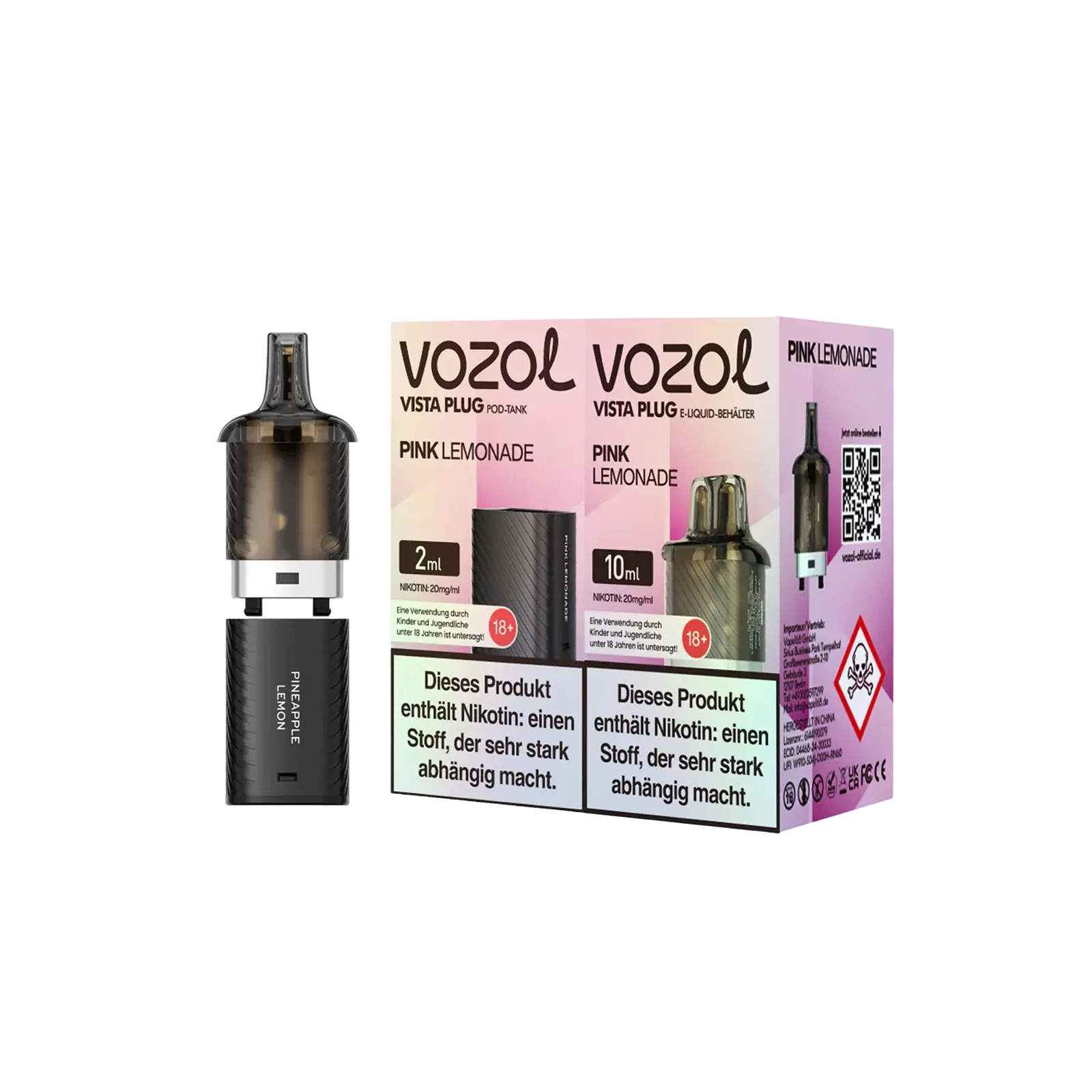 Vozol Vista Plug Pod Bundle 2 ml & 10 ml – 15.000 Züge