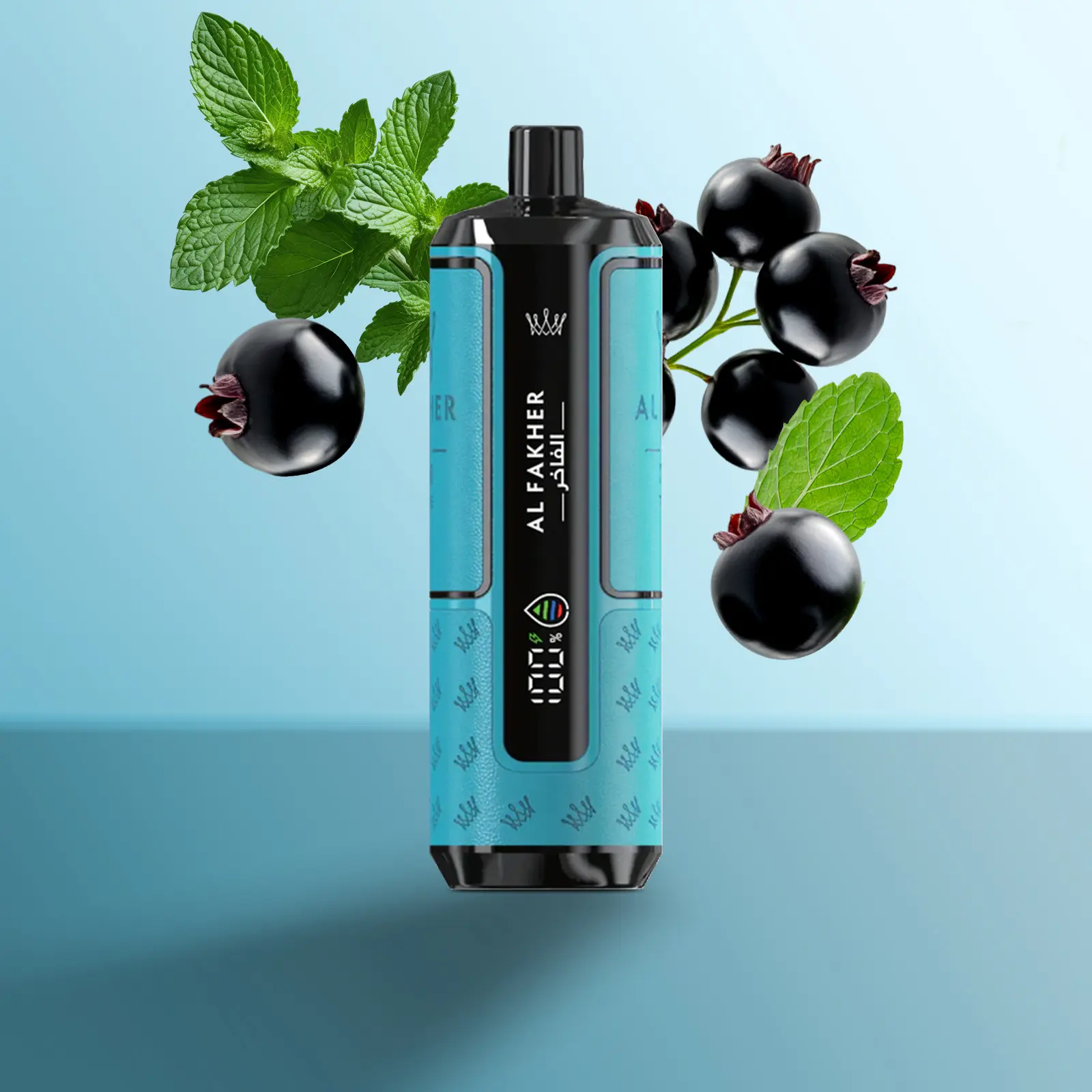 Al Fakher - Crown Bar - Hypermax - 20k - Blackcurrant Mint 1