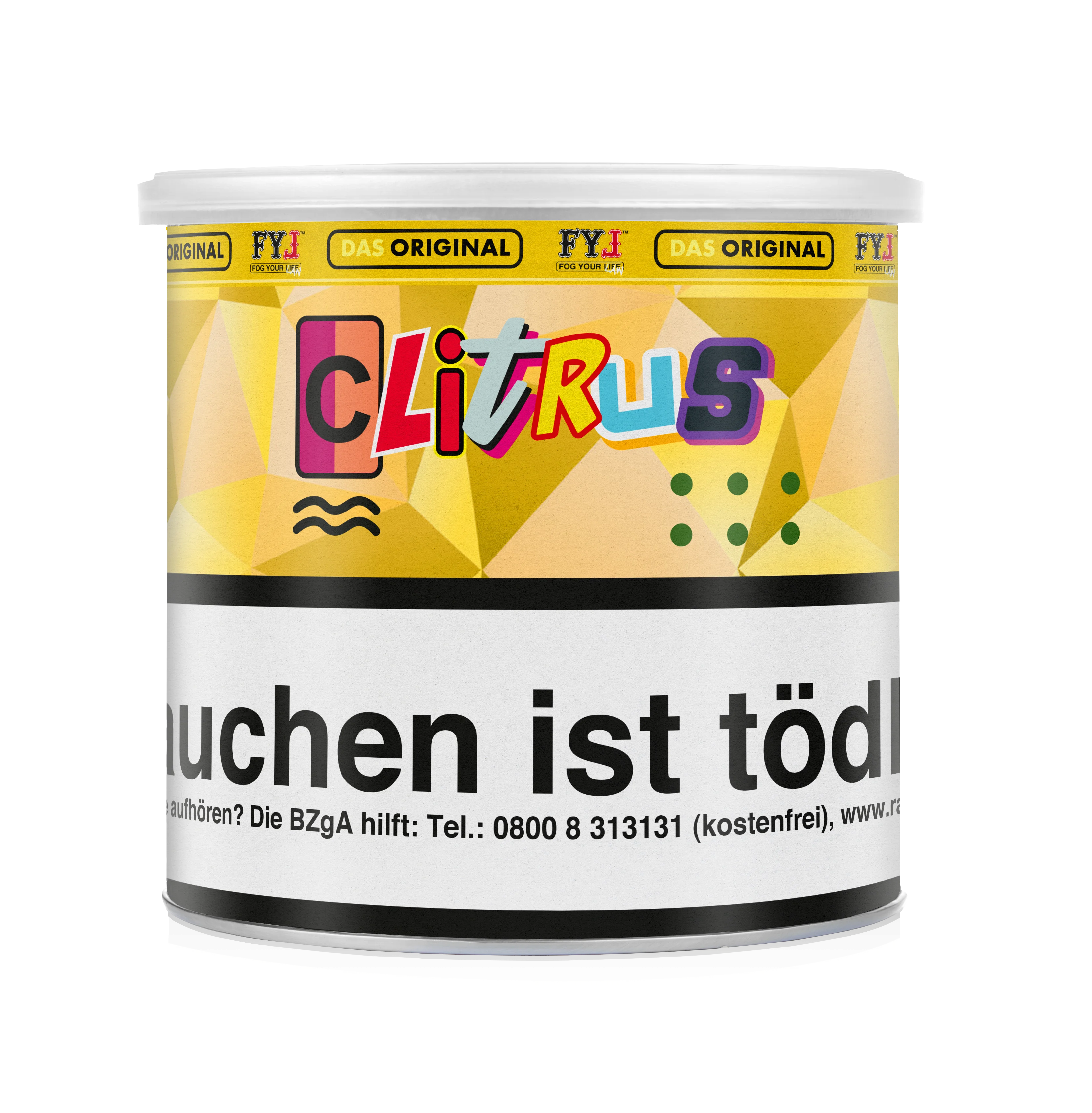 Fog Your Law - Dry Base mit Aroma - Clitrus - 70 g - 2 Komponenten Lösung Tabak - mit versteuertem Glycerin 200 g Mischen 2