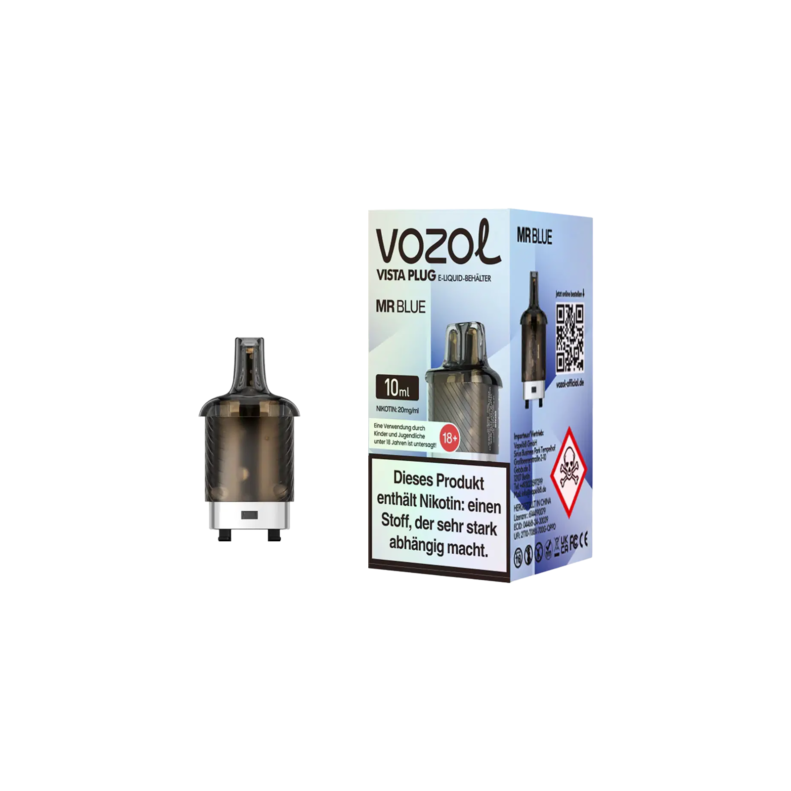 Vozol Vista Plug Pod Mr. Blue 10ml – 15.000 Züge