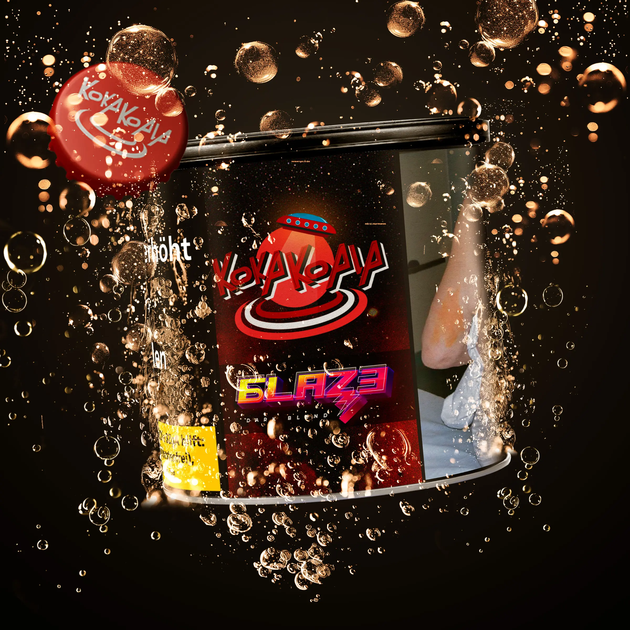 BLAZE Dark Leaf  Koka Koala 200g | Shishatabak 1