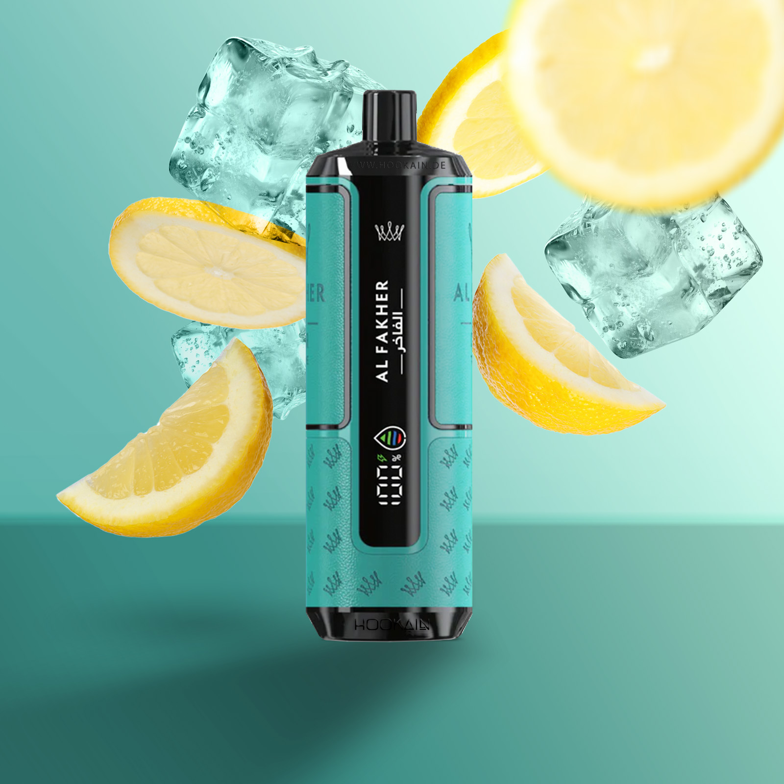Al Fakher Crown Bar 20K Hypermax Vape Lemon Mint - 20,000 Puffs Al Fakher Crown Bar 20K Hypermax Vape Lemon Mint - 20,000 Puffs