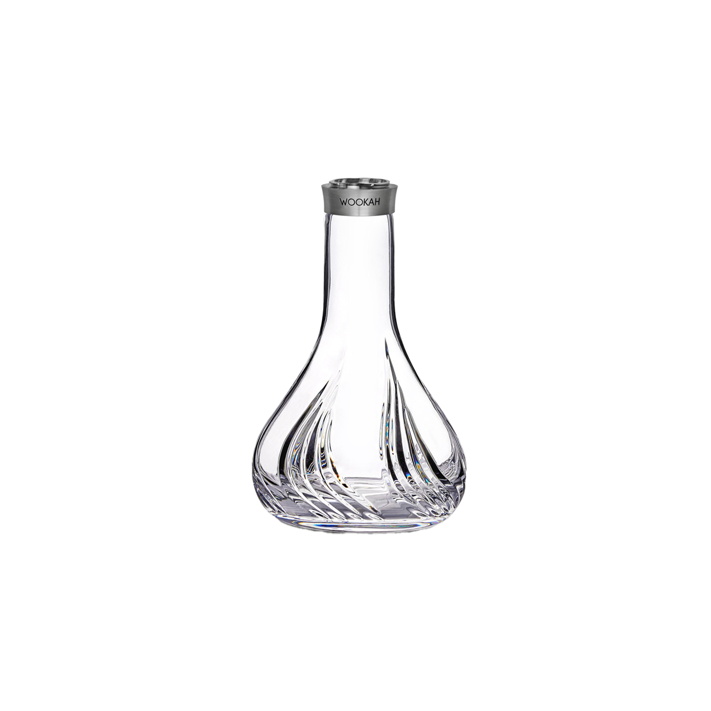 Wookah - Mastercut - Flames - Clear - Glas Bowl | Buy Shisha Vase - Hookain Onlineshop