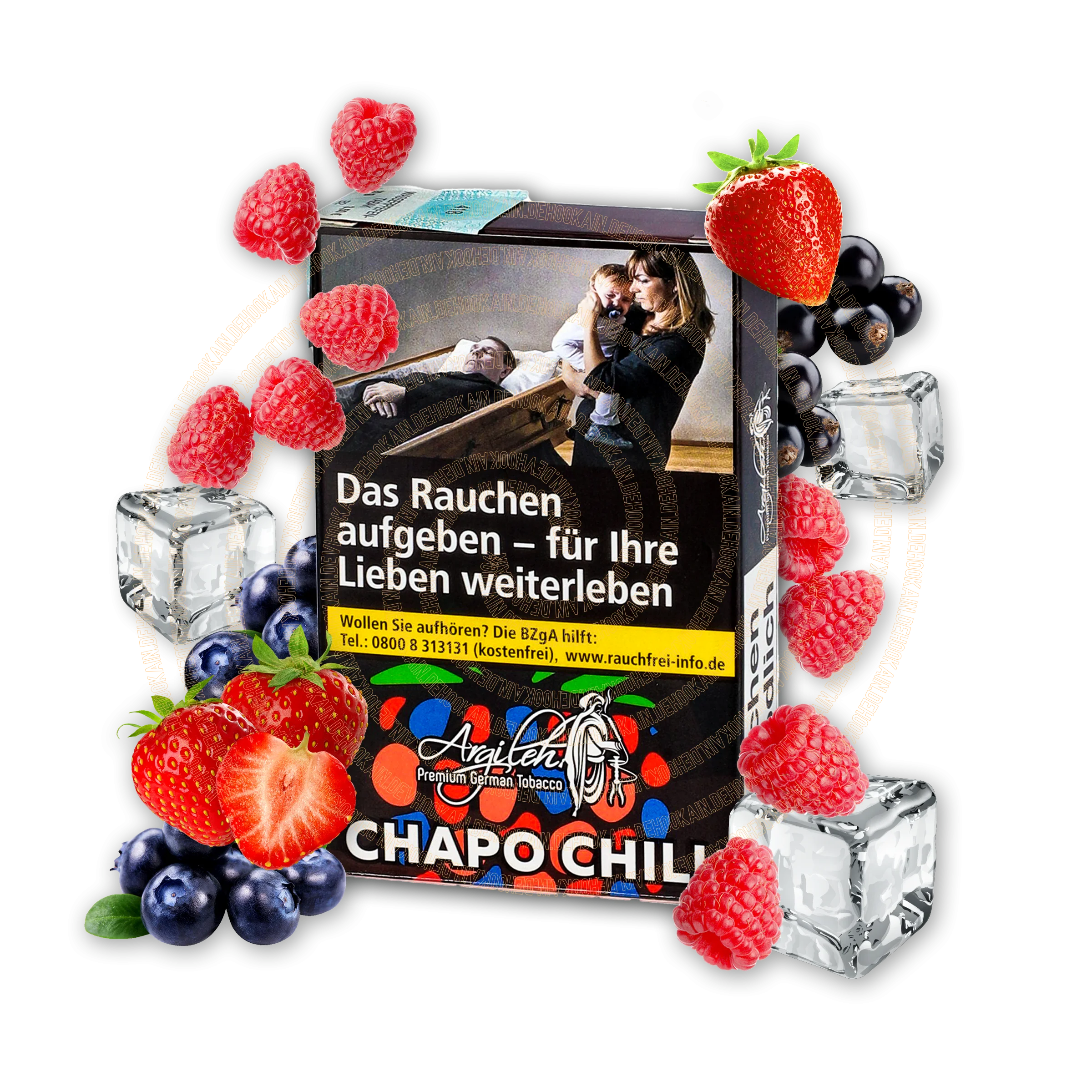 Argileh - Chapo Chill - 20 g | Alle neuen Tabak Sorten günstig online kaufen - Hookain Shisha-Onlineshop-2