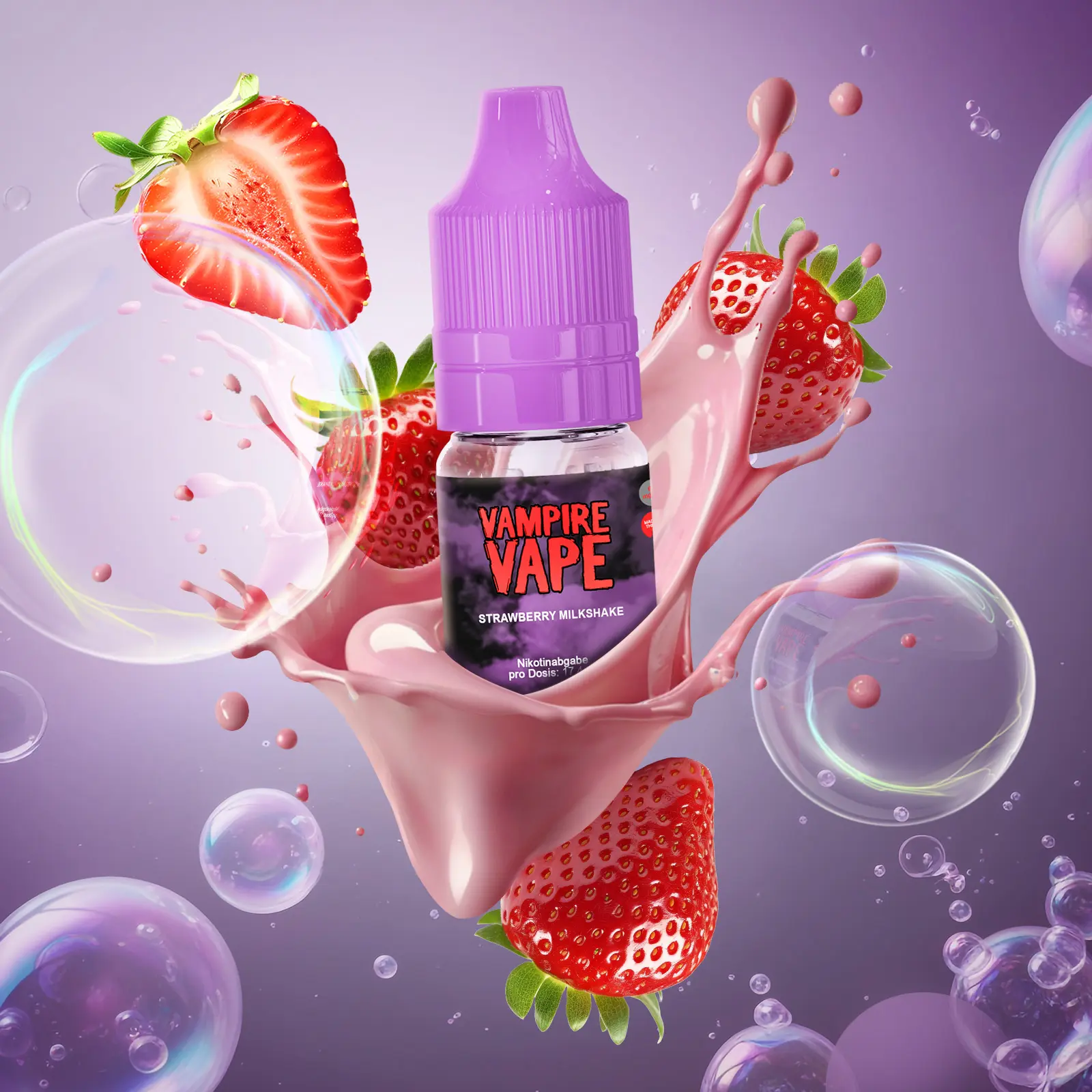 Vampire Vape E-Liquid Strawberry Milkshake 10 ml 6 mg | E-Liquid günstig online 1