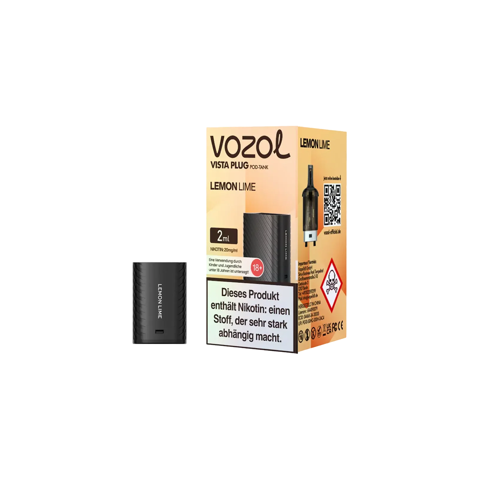 Vozol Vista Plug Verdampfer Pod 2ml – Frischer Geschmack