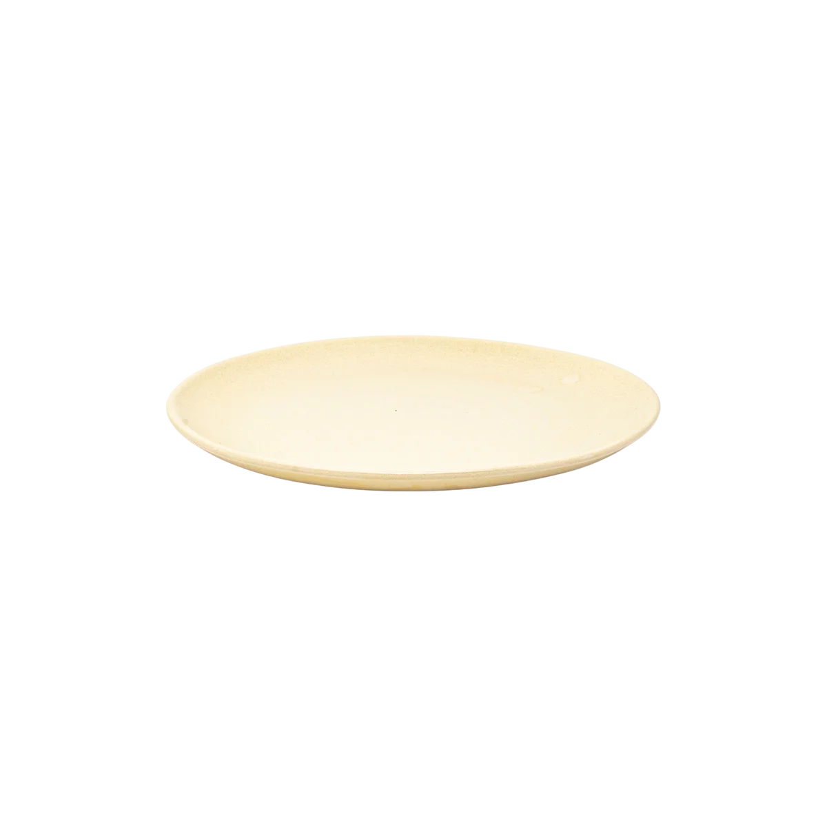 BR&Uuml;STUCK STEINGUT - PLATE - SNACK - FOSSIL